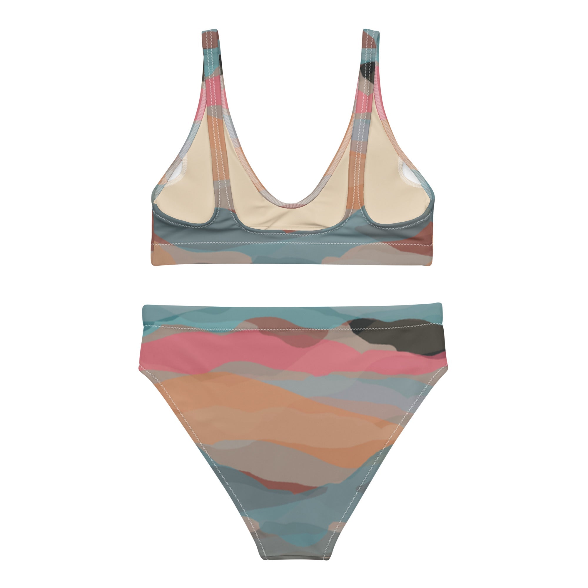 Summer Range (High - waisted Bikini - FB0107) - Trillii