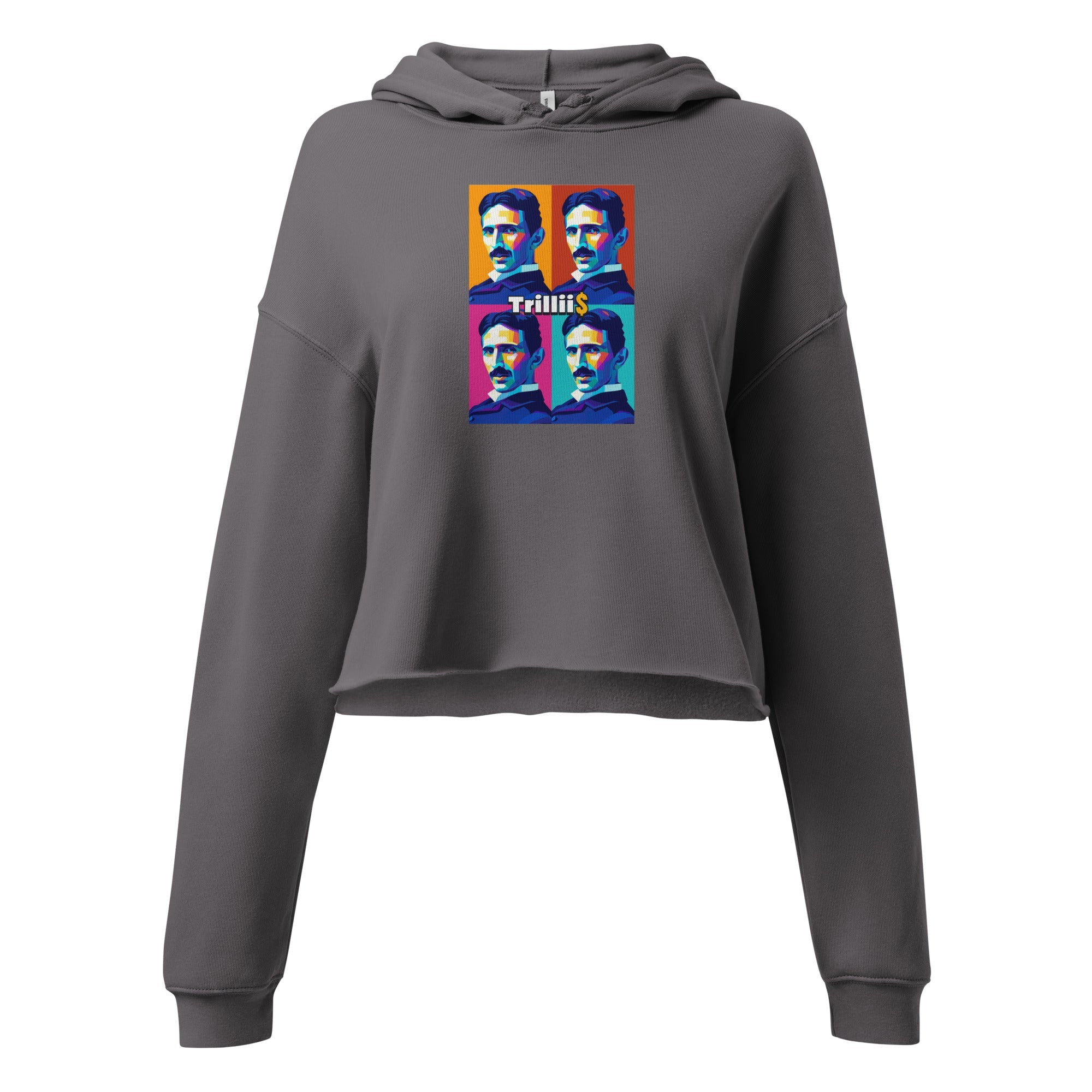 Tesla (Crop Hoodie - 0038) - Trillii