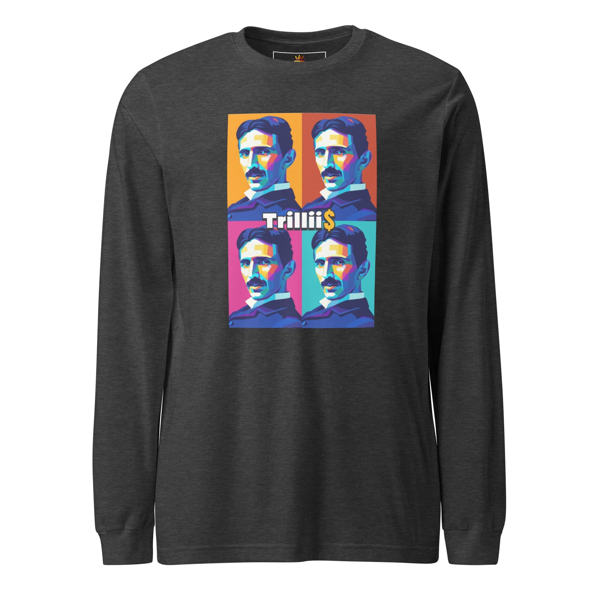 Tesla (Unisex Long Sleeve Tee - 0038) - Trillii