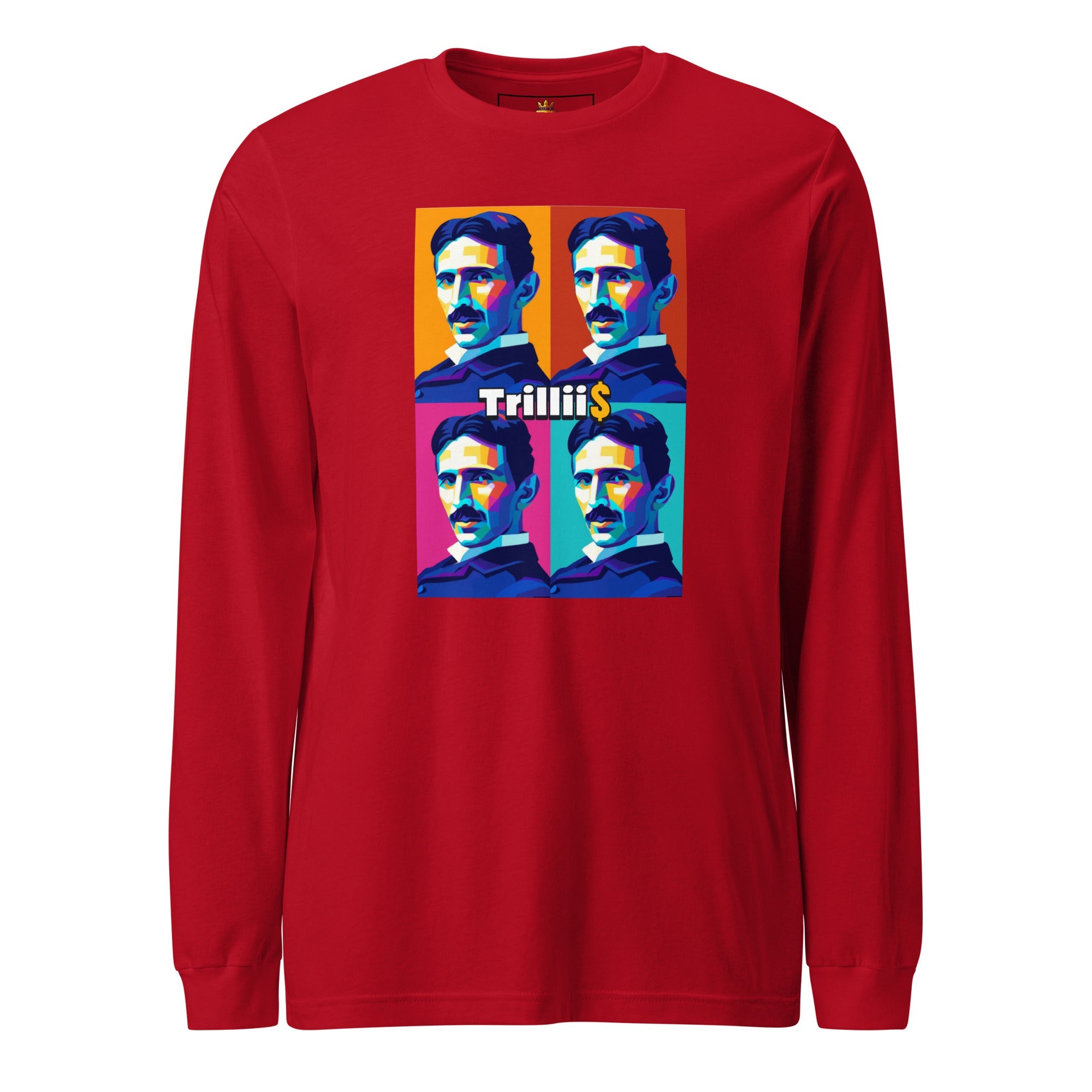 Tesla (Unisex Long Sleeve Tee - 0038) - Trillii