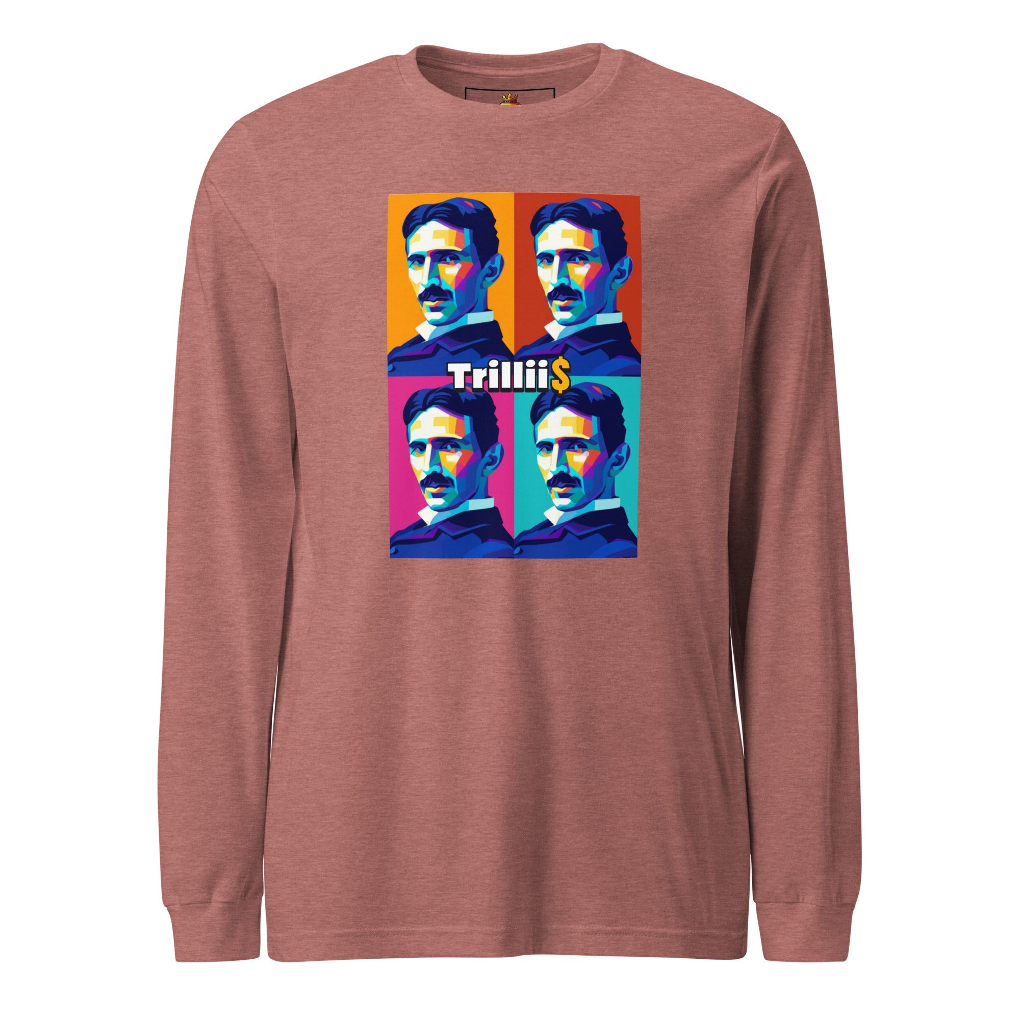 Tesla (Unisex Long Sleeve Tee - 0038) - Trillii
