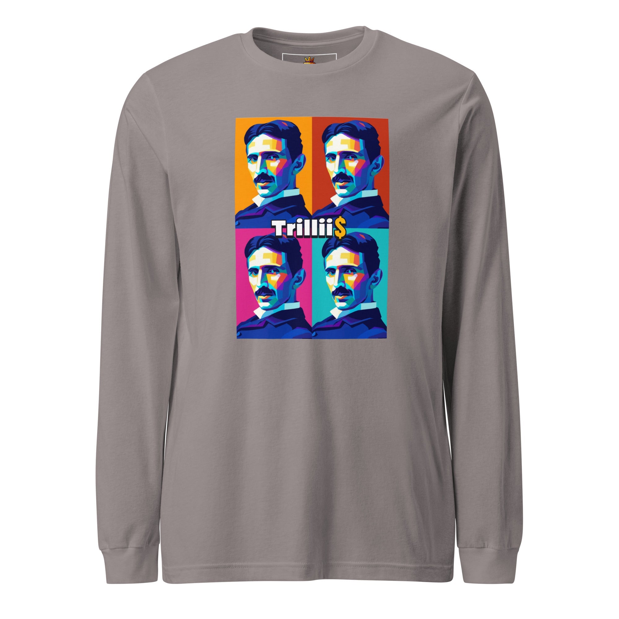 Tesla (Unisex Long Sleeve Tee - 0038) - Trillii