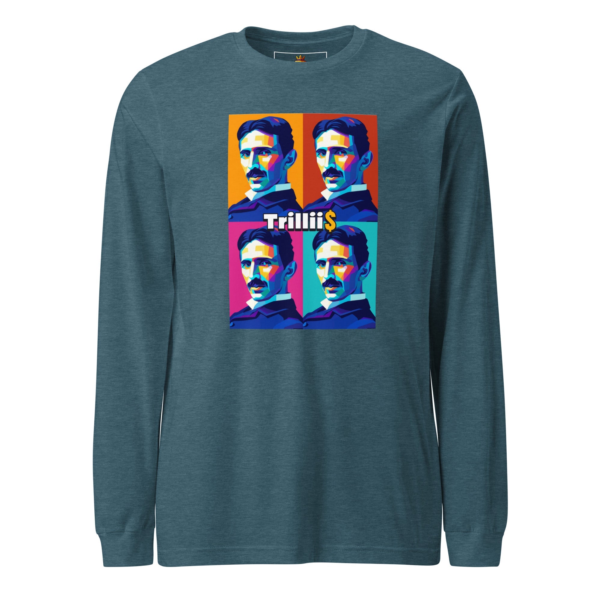 Tesla (Unisex Long Sleeve Tee - 0038) - Trillii