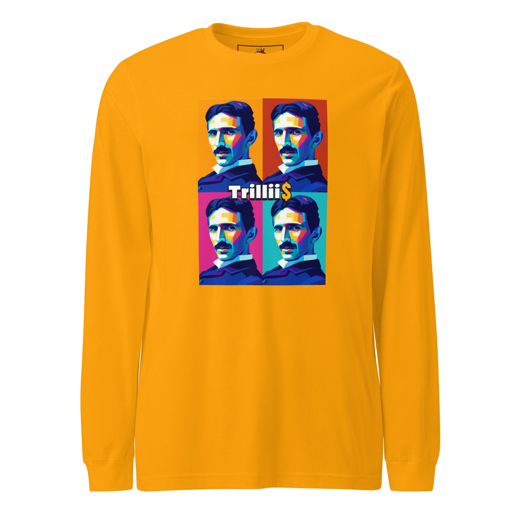 Tesla (Unisex Long Sleeve Tee - 0038) - Trillii