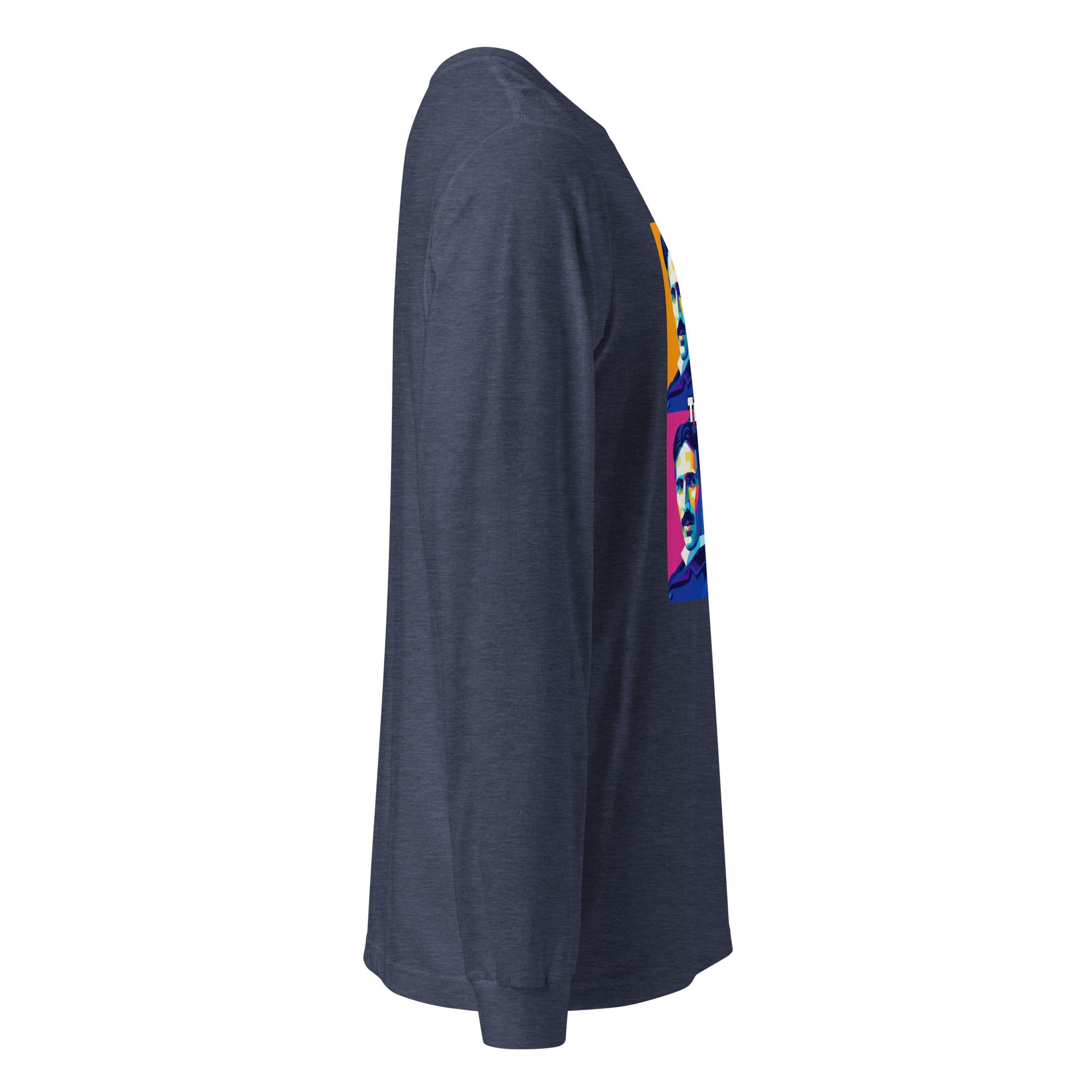 Tesla (Unisex Long Sleeve Tee - 0038) - Trillii