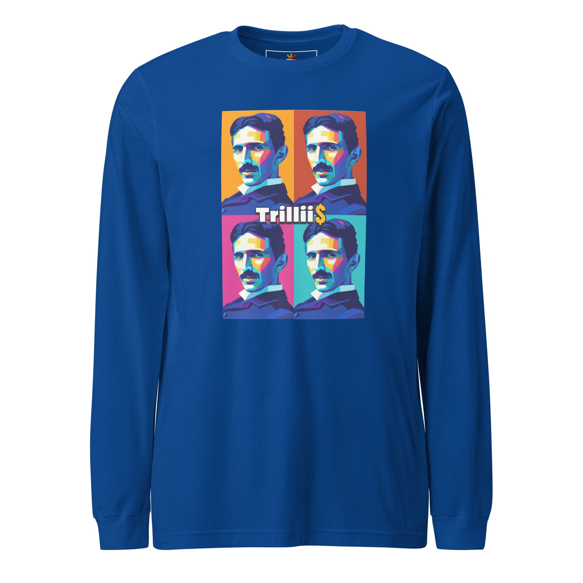 Tesla (Unisex Long Sleeve Tee - 0038) - Trillii