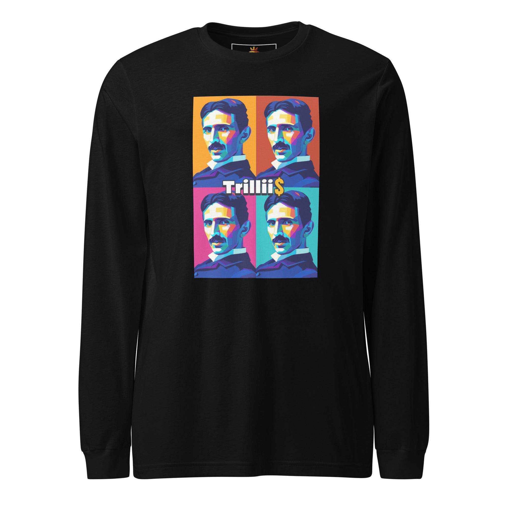 Tesla (Unisex Long Sleeve Tee - 0038) - Trillii