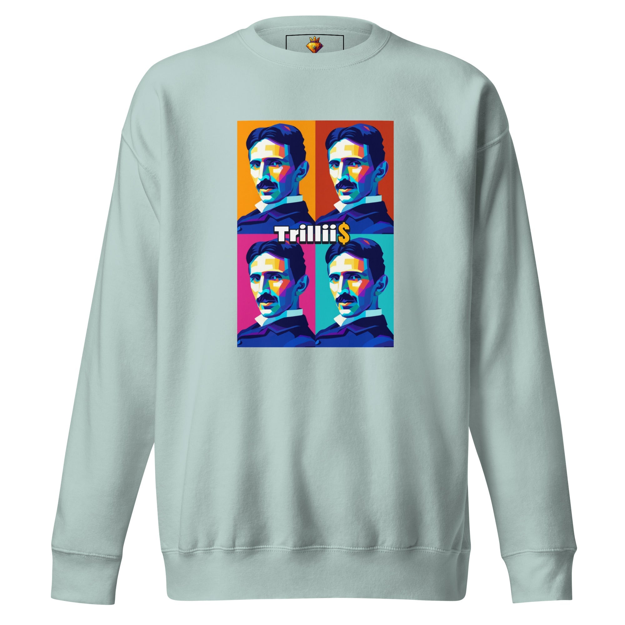 Tesla (Unisex Premium Sweatshirt - 0038) - Trillii