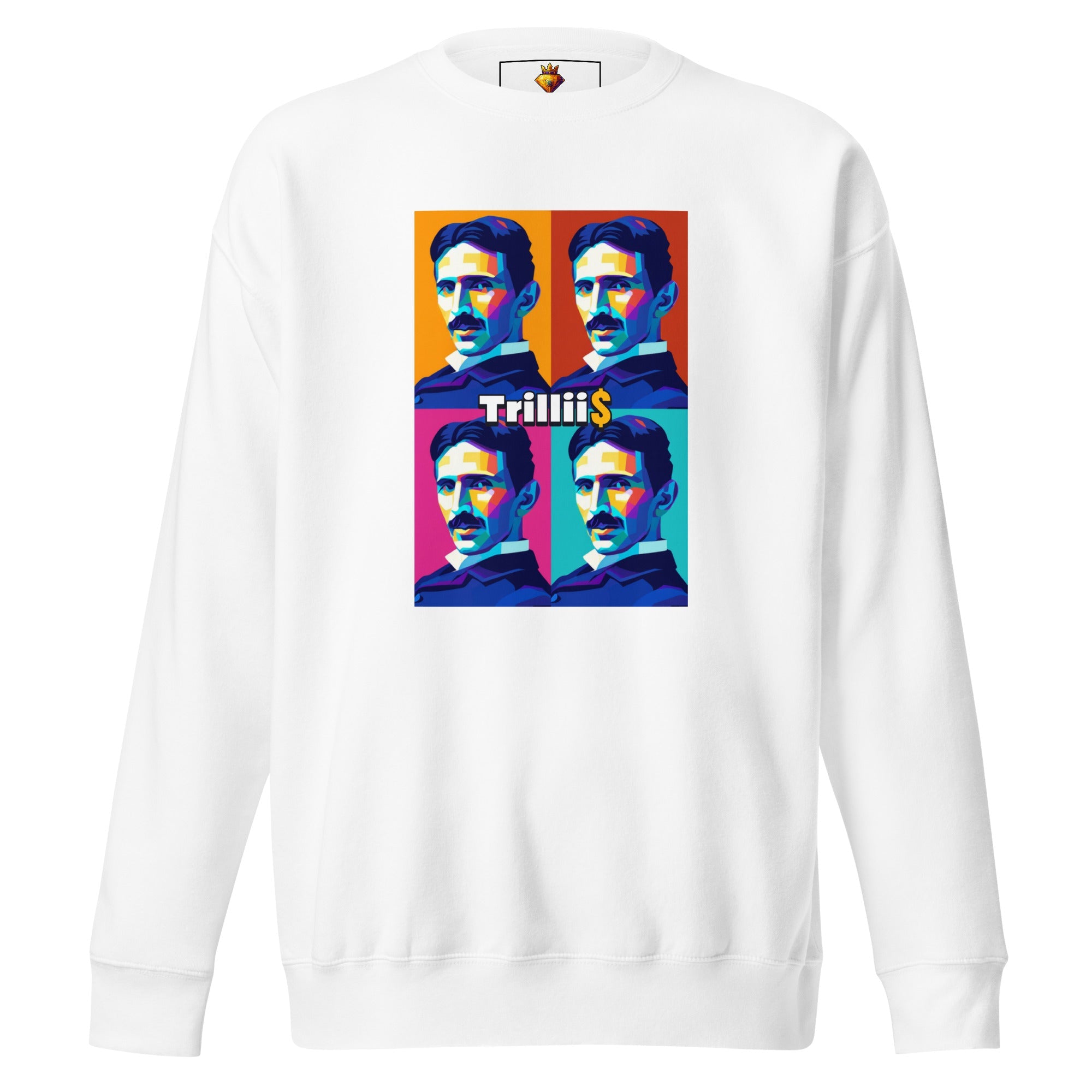 Tesla (Unisex Premium Sweatshirt - 0038) - Trillii