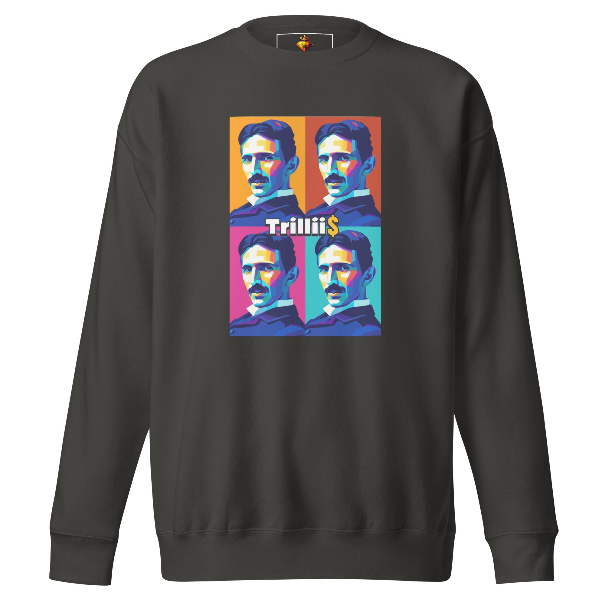 Tesla (Unisex Premium Sweatshirt - 0038) - Trillii