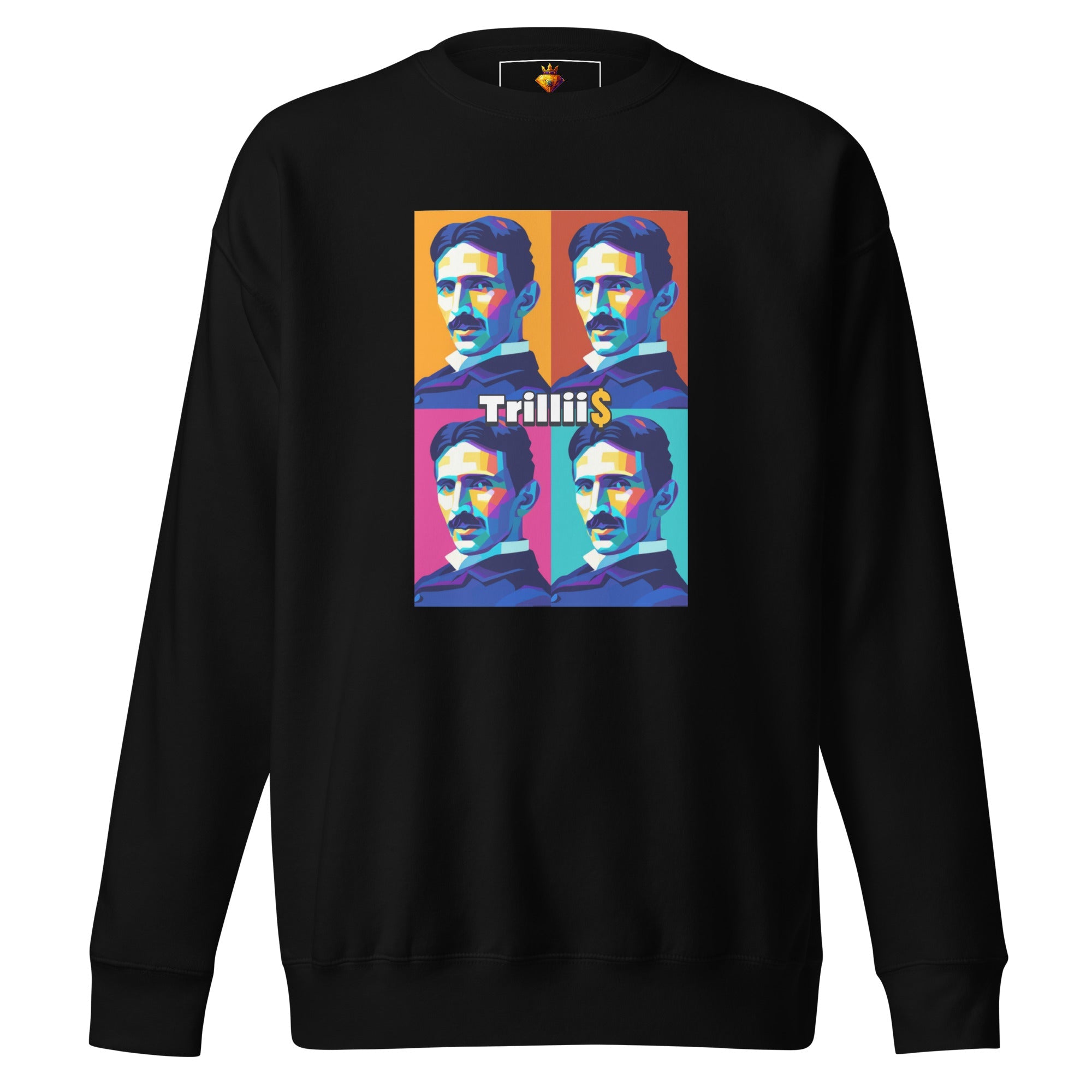 Tesla (Unisex Premium Sweatshirt - 0038) - Trillii