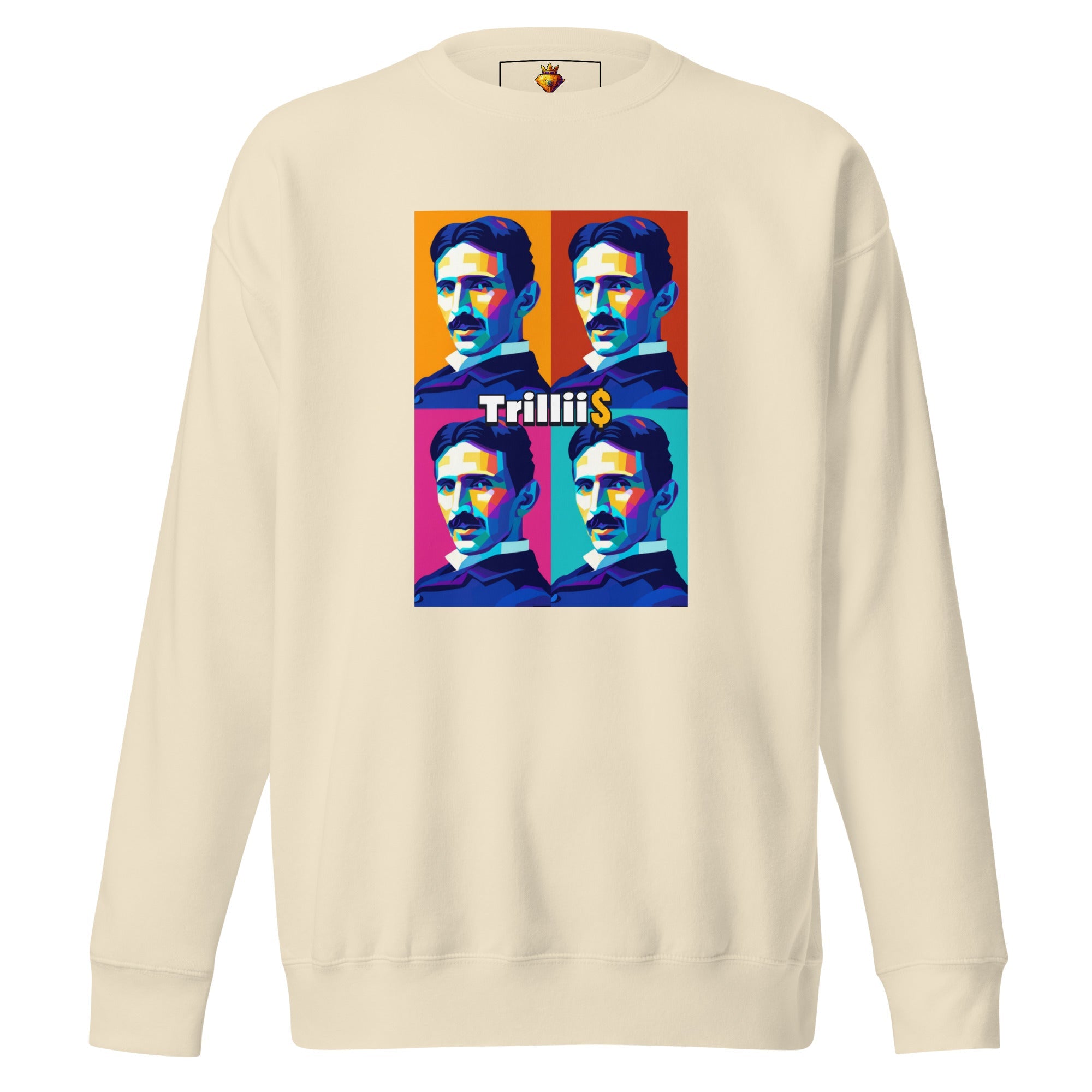 Tesla (Unisex Premium Sweatshirt - 0038) - Trillii