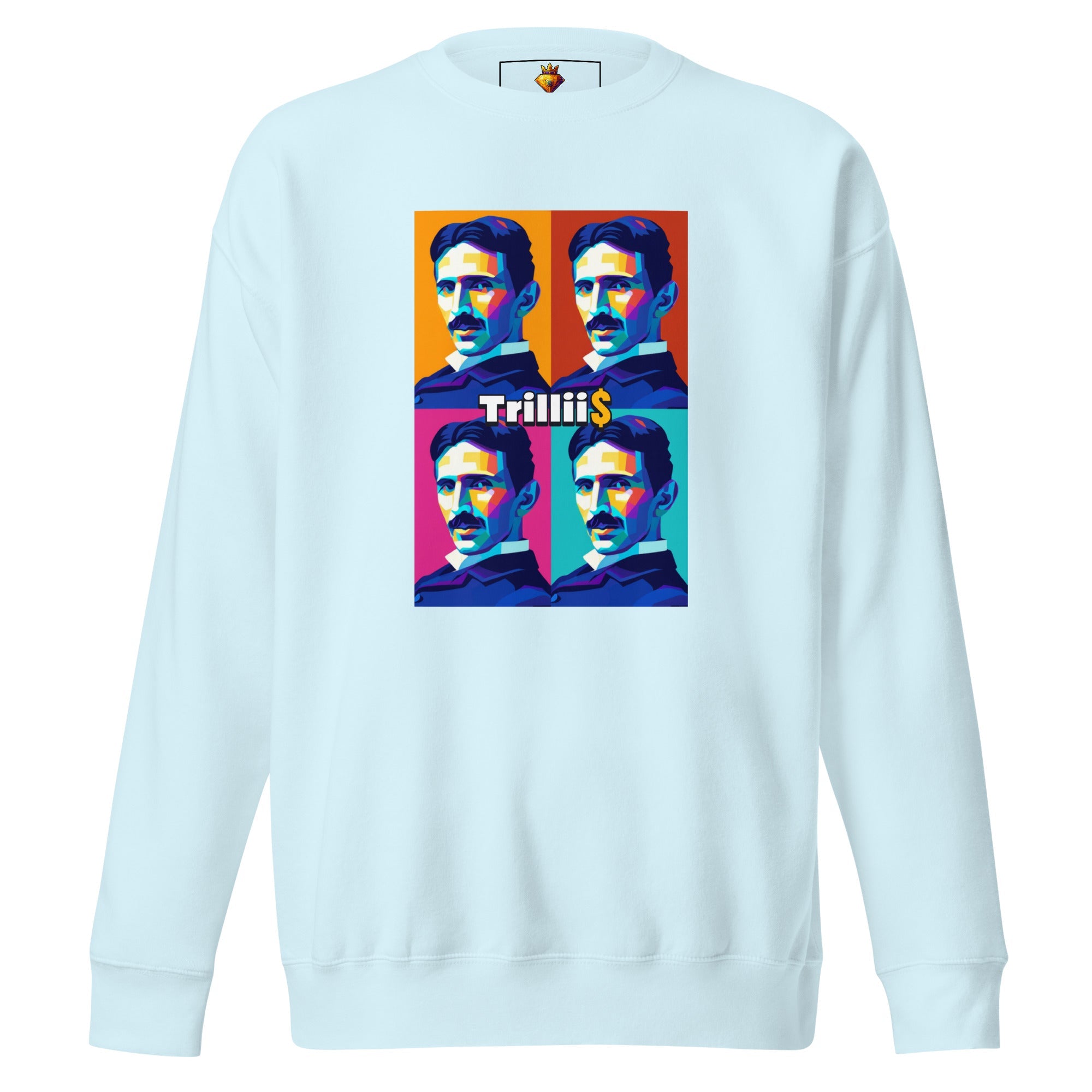 Tesla (Unisex Premium Sweatshirt - 0038) - Trillii