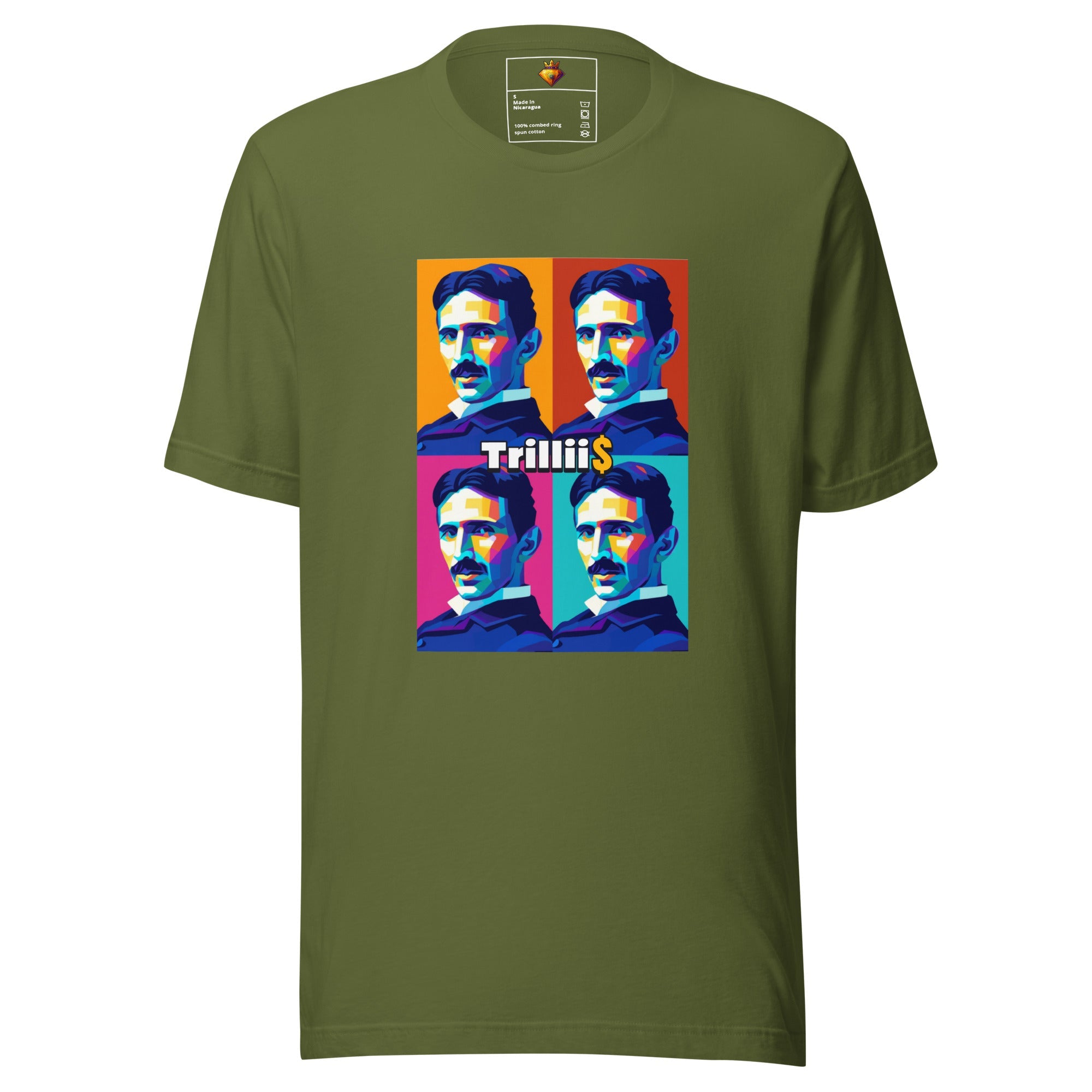 Tesla (Unisex T-shirt - 0038) - Trillii