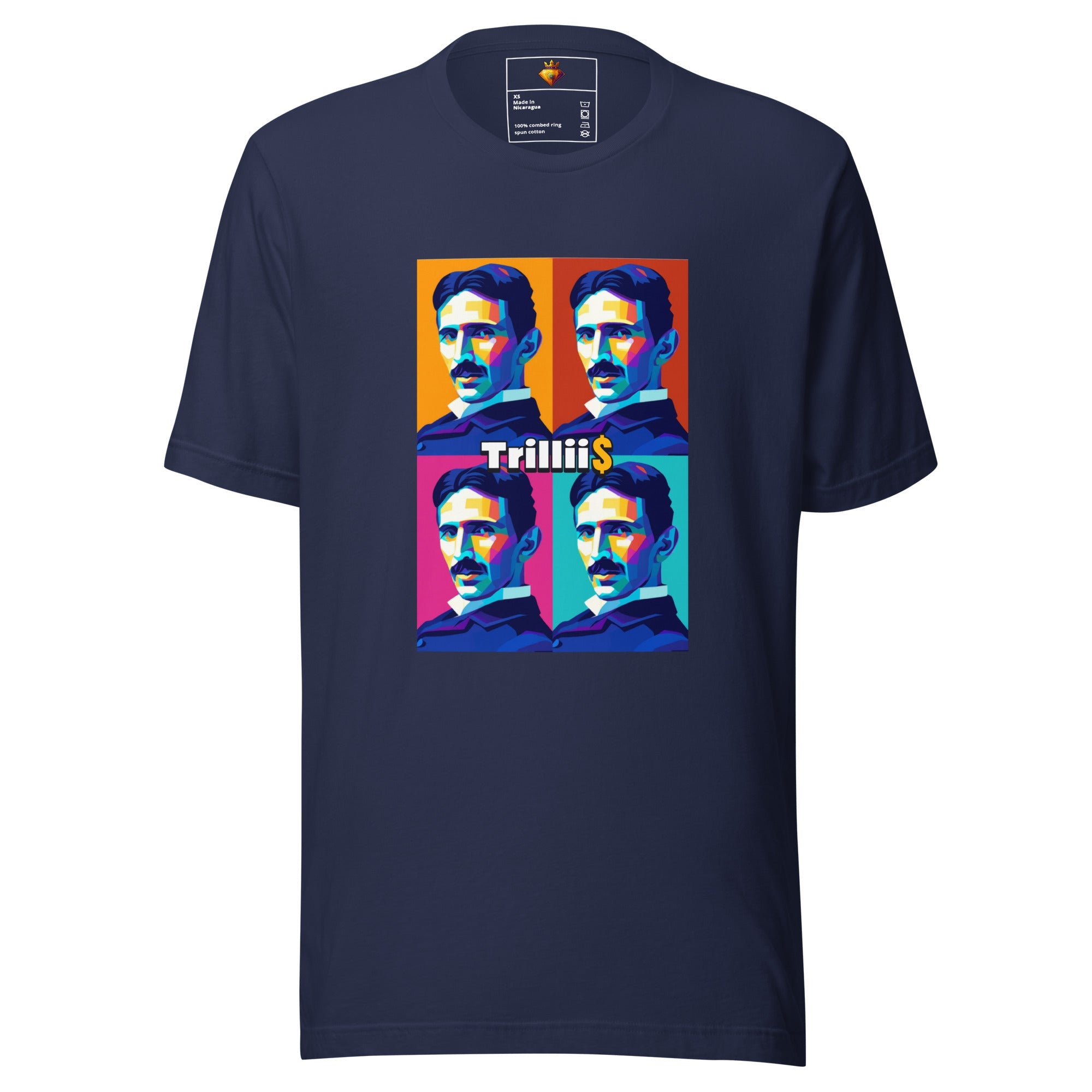 Tesla (Unisex T-shirt - 0038) - Trillii