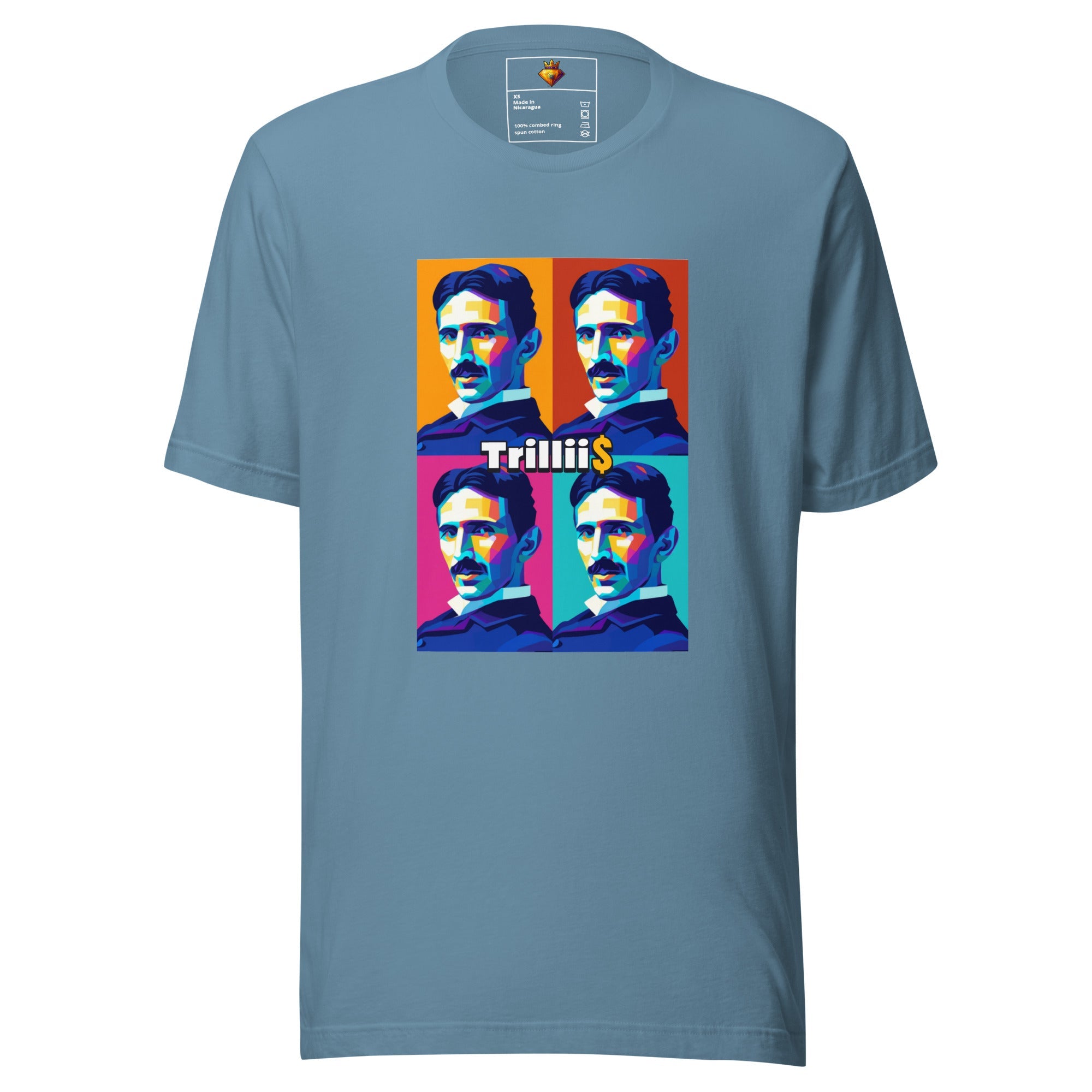 Tesla (Unisex T-shirt - 0038) - Trillii