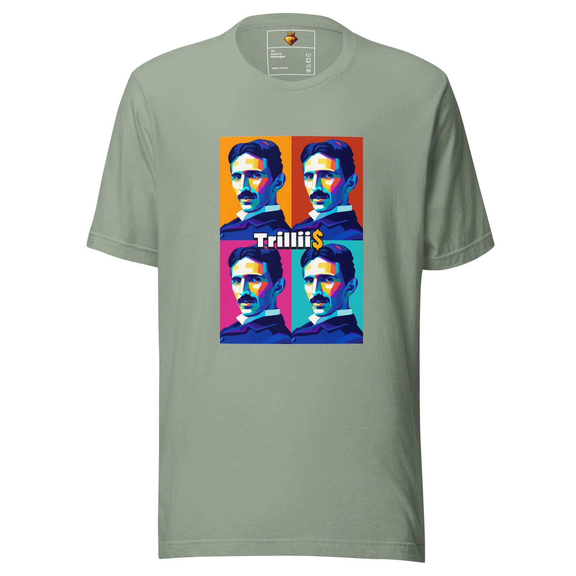 Tesla (Unisex T-shirt - 0038) - Trillii