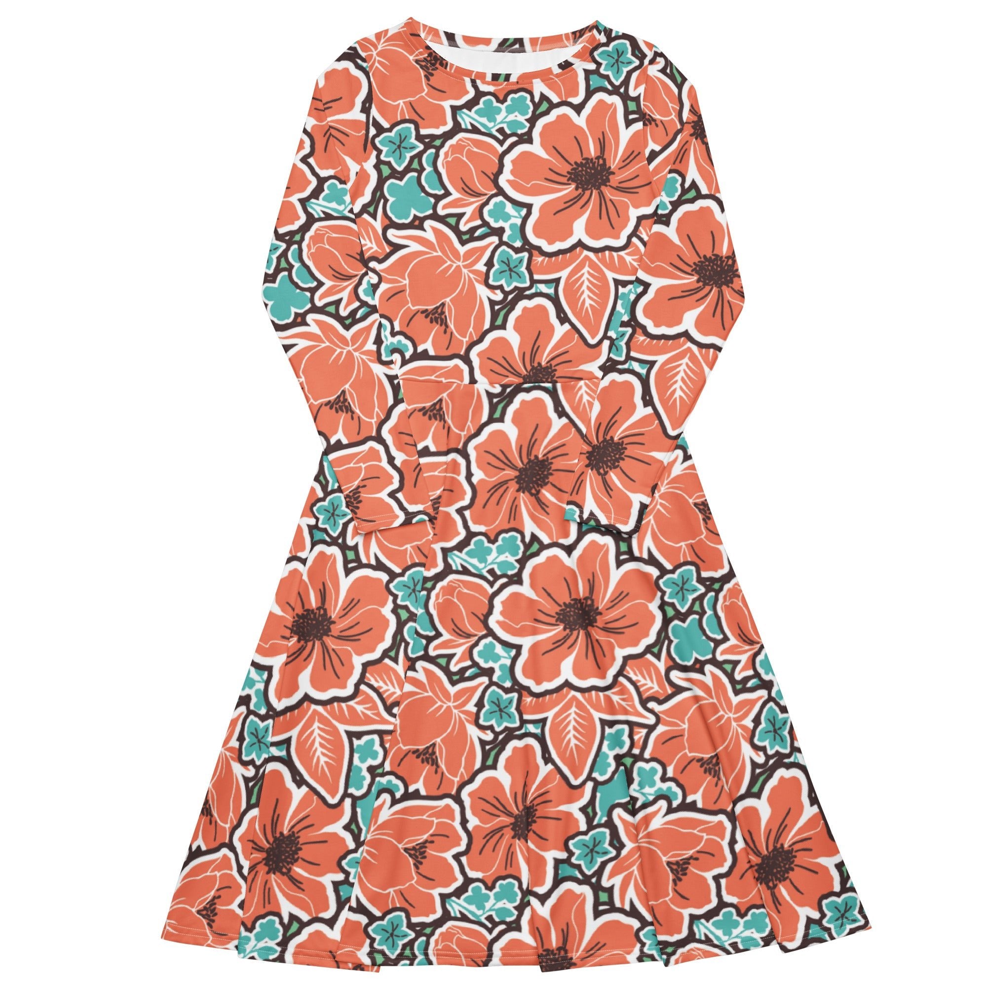 Tropical Ambition (Midi Dress - FB0092) - Trillii