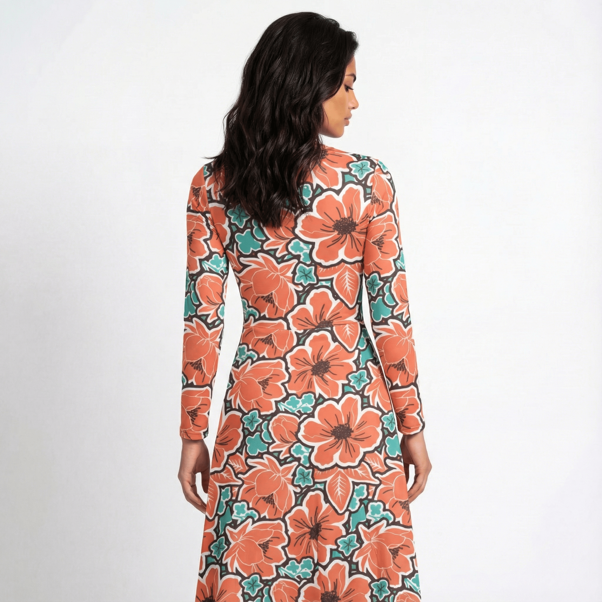 Tropical Ambition (Midi Dress - FB0092) - Trillii