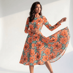 Tropical Ambition (Midi Dress - FB0092) - Trillii