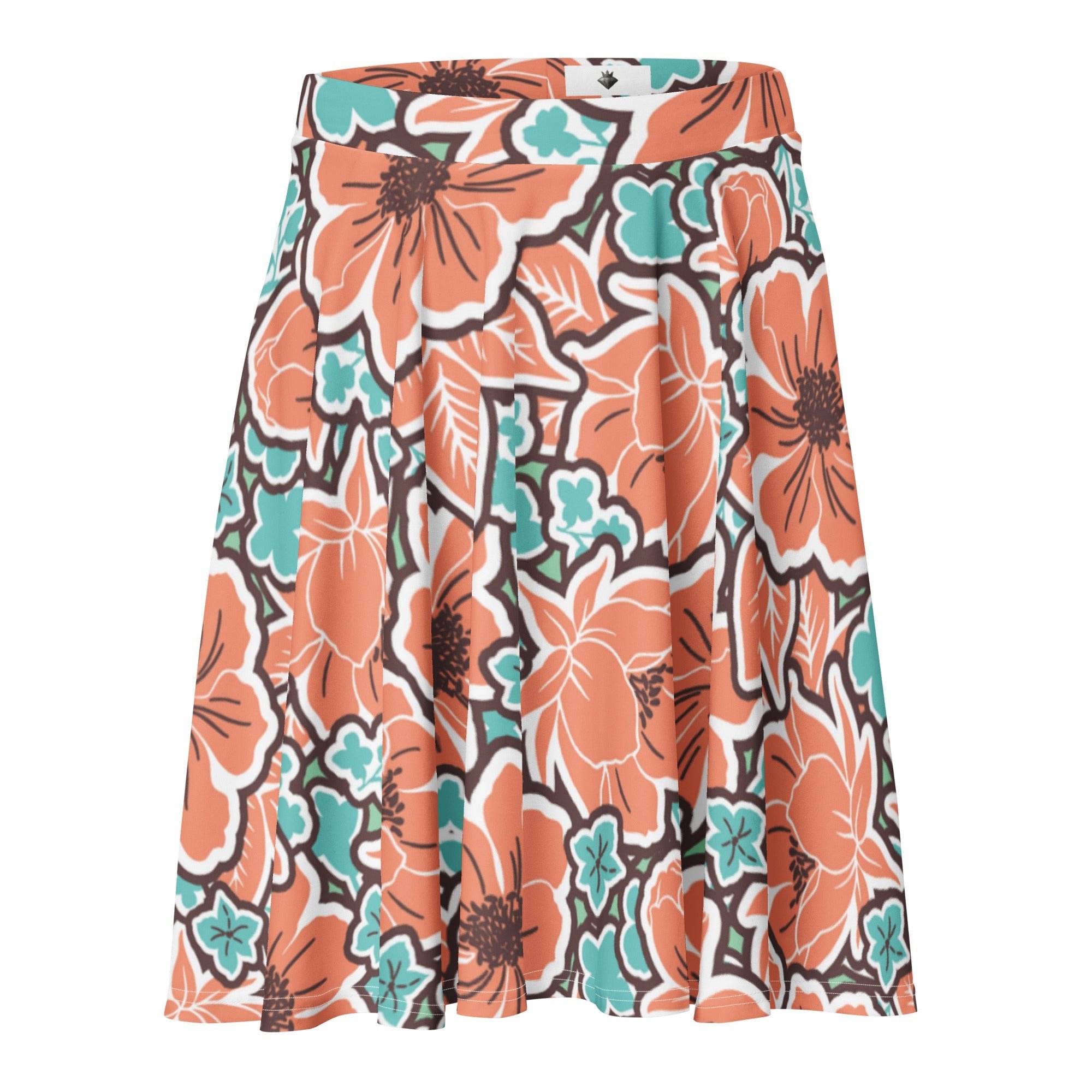 Tropical Ambition (Skater Skirt - FB0092) - Trillii