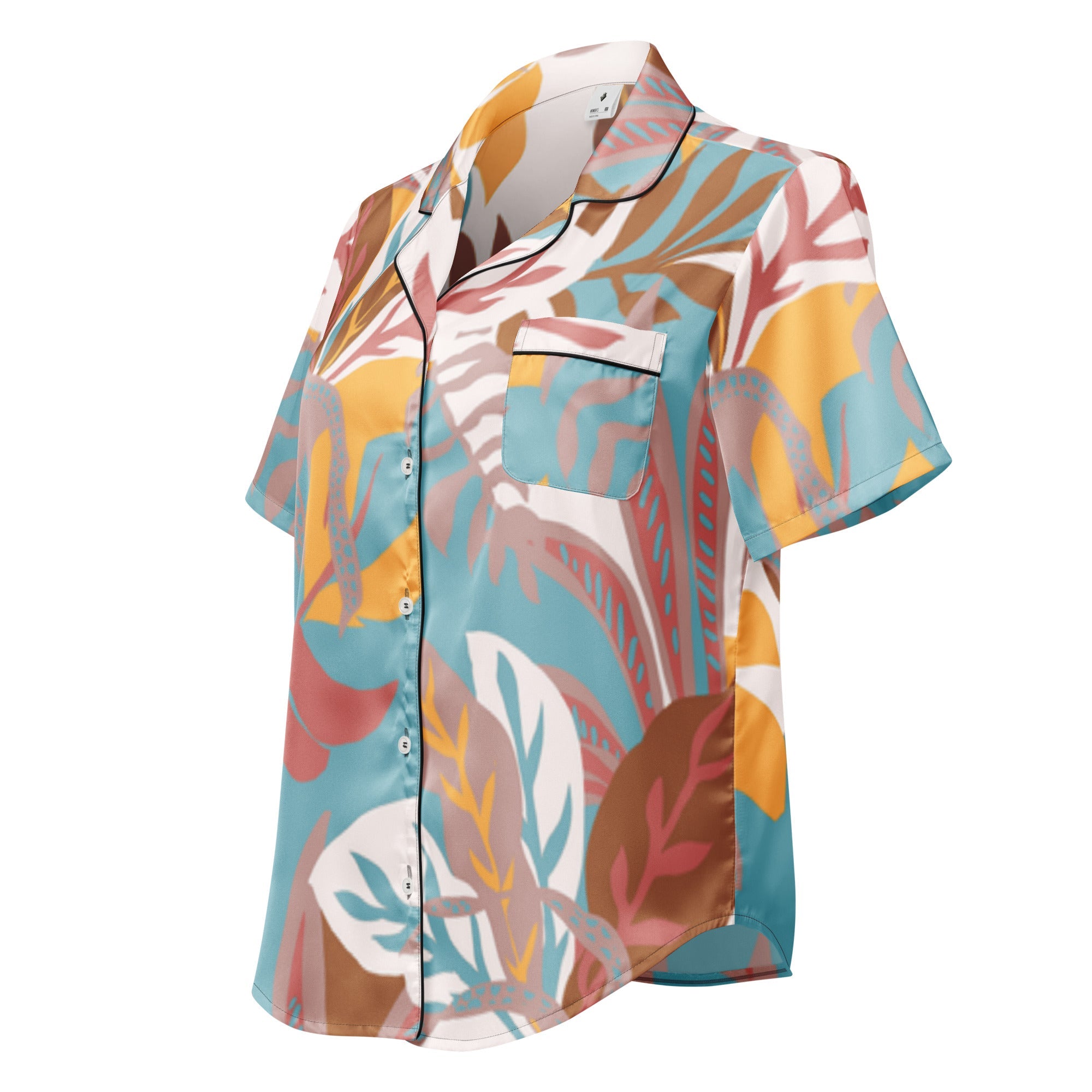 Tropical Dream ( Short Sleeve Pajama Top - FB0023) - Trillii