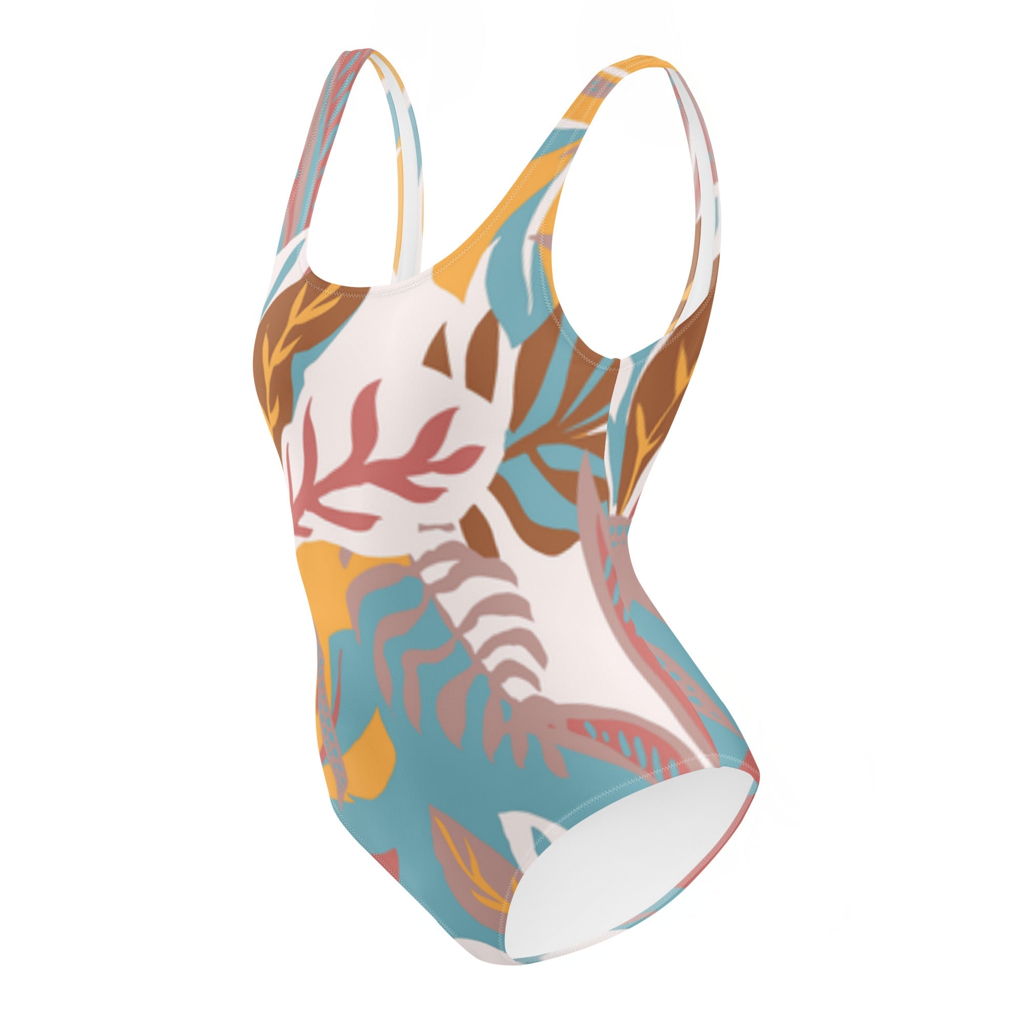 Tropical One (One - Piece Swimsuit - FB0024) - Trillii