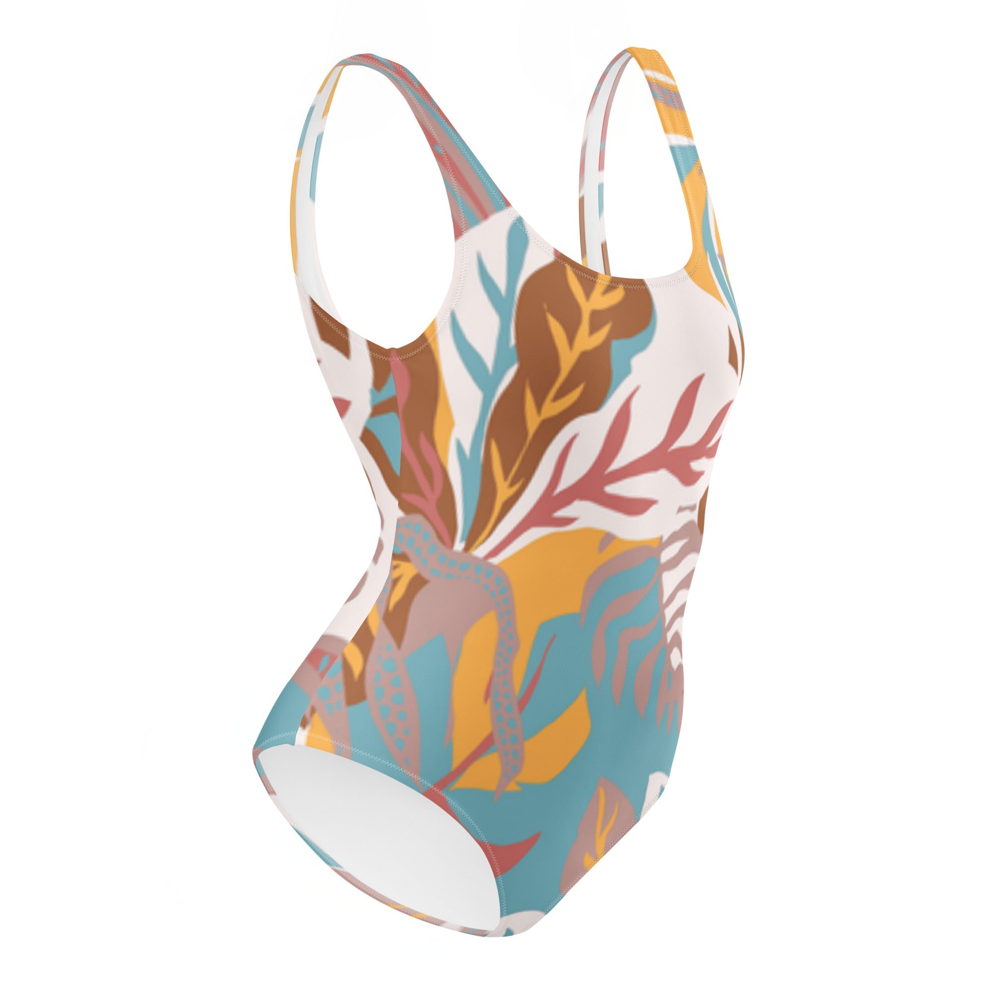 Tropical One (One - Piece Swimsuit - FB0024) - Trillii
