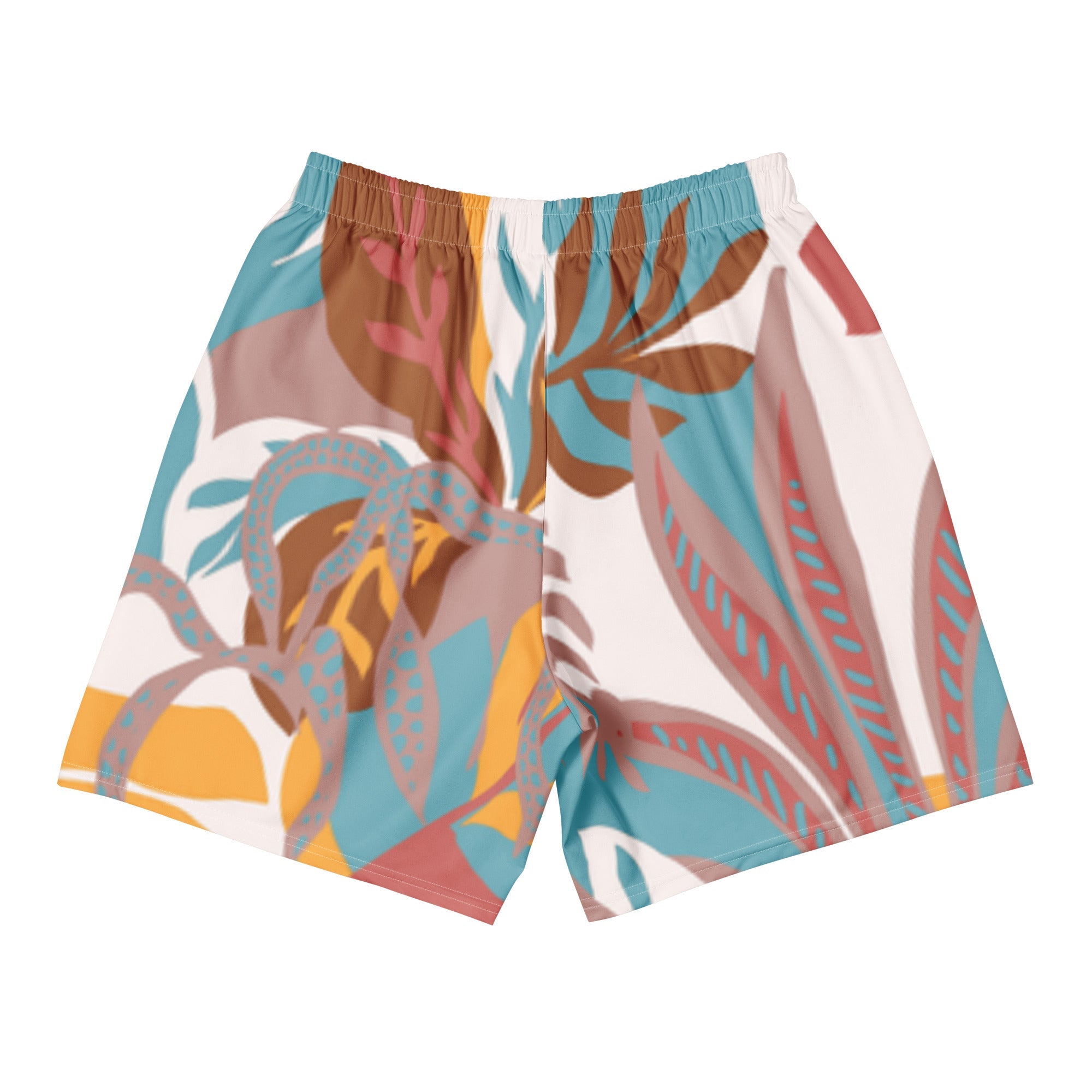 Tropical Runs (Athletic Long Shorts FB0024) - Trillii