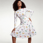 U&R (Midi Dress - FB0090) - Trillii