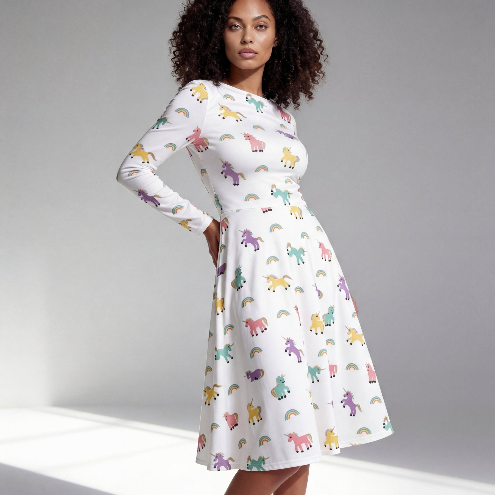 U&R (Midi Dress - FB0090) - Trillii
