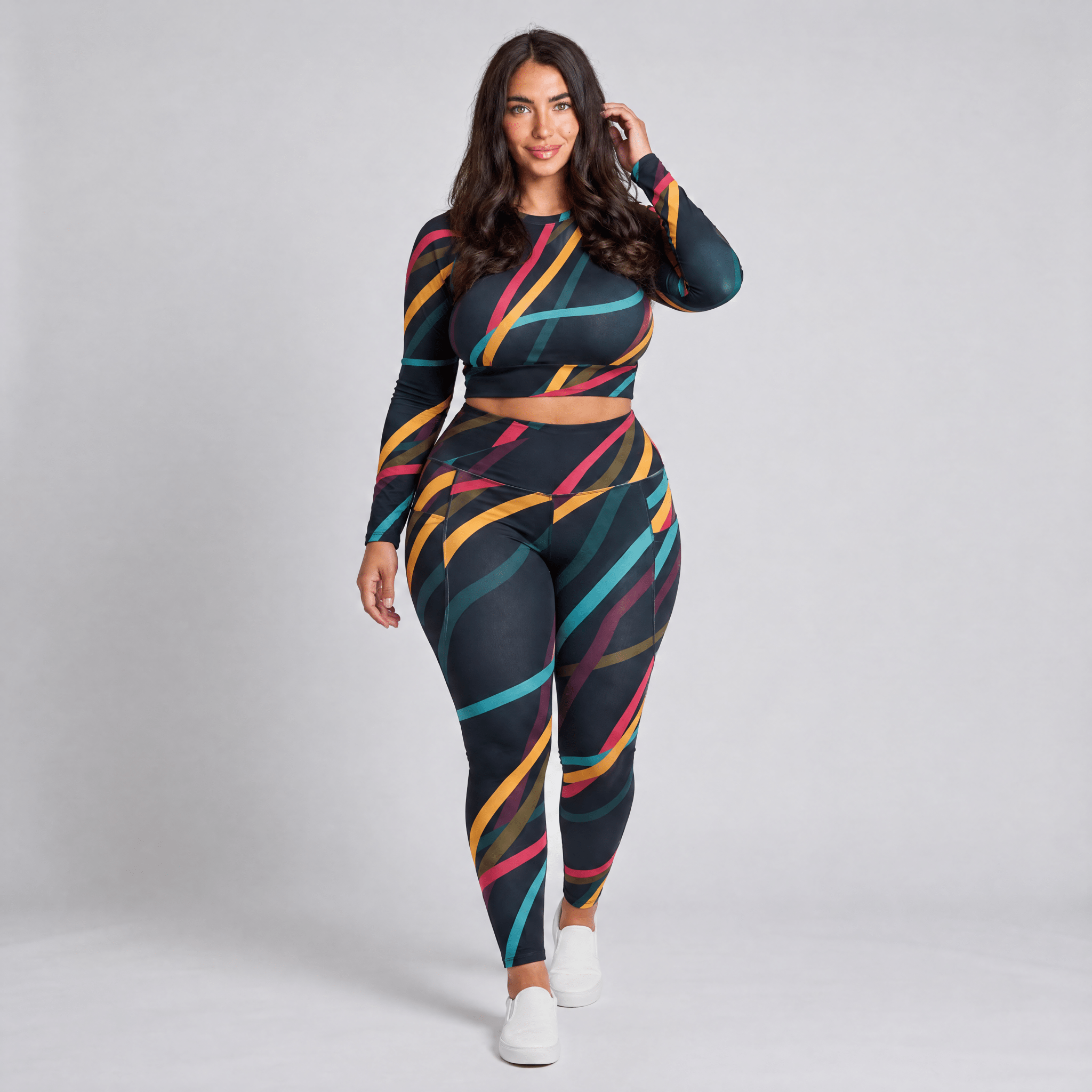 Velocity (Crossover Leggings w/ Pockets - FB0012) - Trillii
