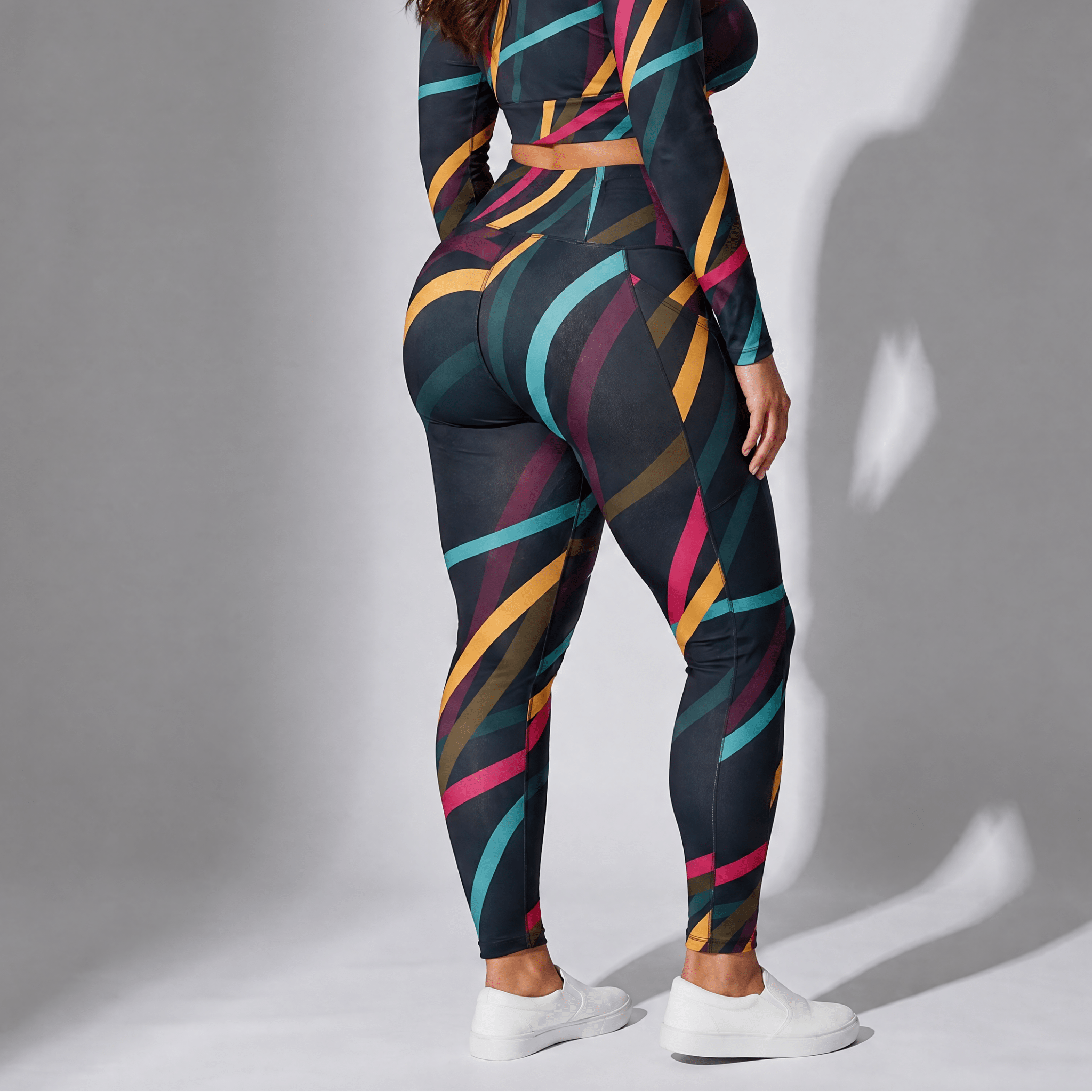 Velocity (Crossover Leggings w/ Pockets - FB0012) - Trillii
