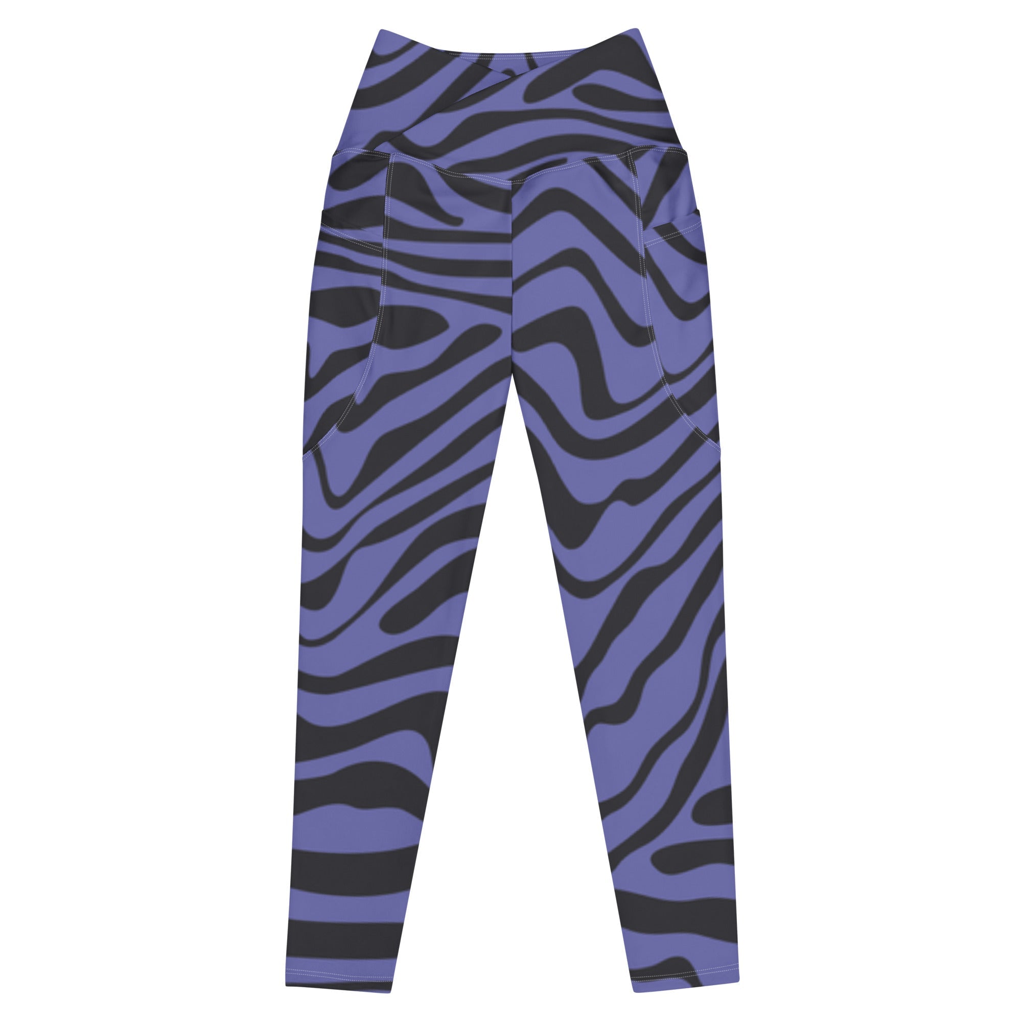 Violet Creatures (Crossover Leggings w/pockets - FB0018) - Trillii