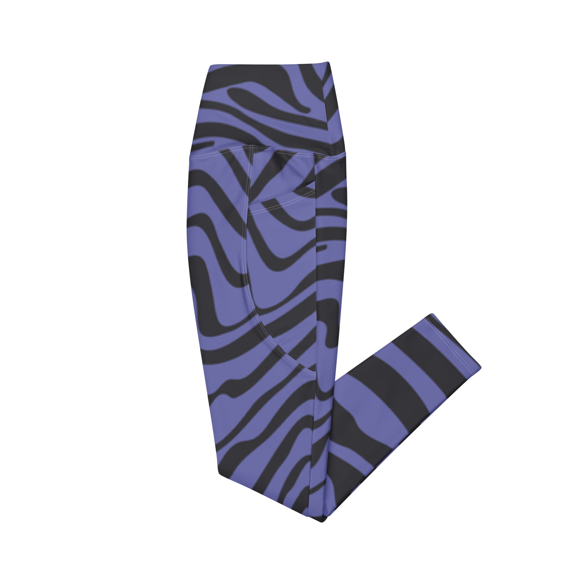 Violet Creatures (Crossover Leggings w/pockets - FB0018) - Trillii