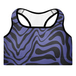 Violet Creatures (Padded Sports Bra - FB0018) - Trillii