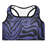 Violet Creatures (Padded Sports Bra - FB0018) - Trillii