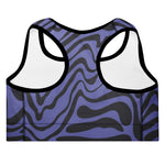 Violet Creatures (Padded Sports Bra - FB0018) - Trillii