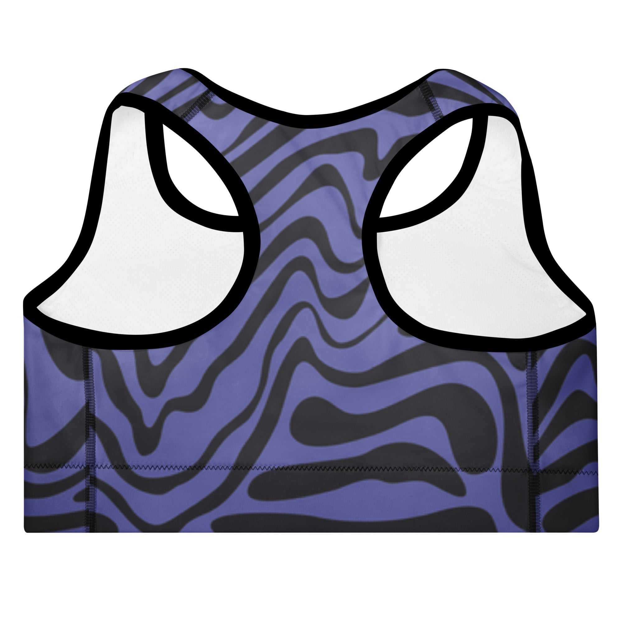 Violet Creatures (Padded Sports Bra - FB0018) - Trillii