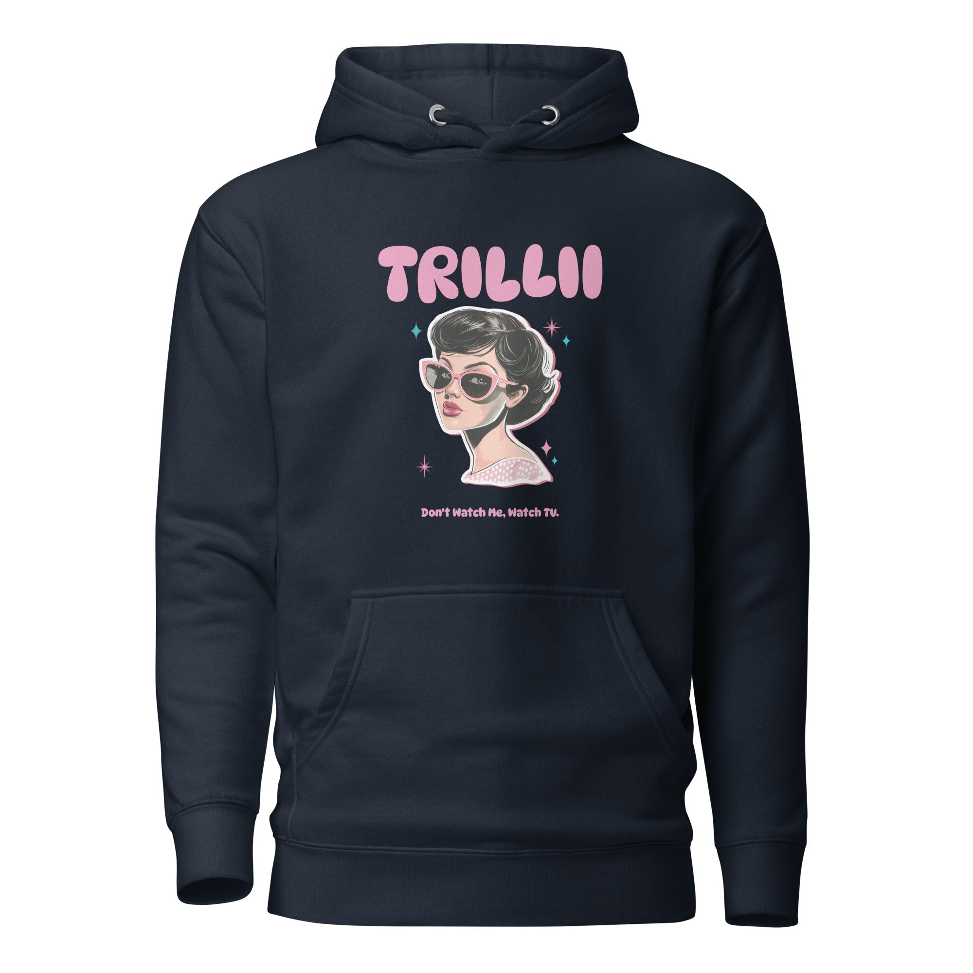 Watch TV (Women's Hoodie - FB0149) - Trillii