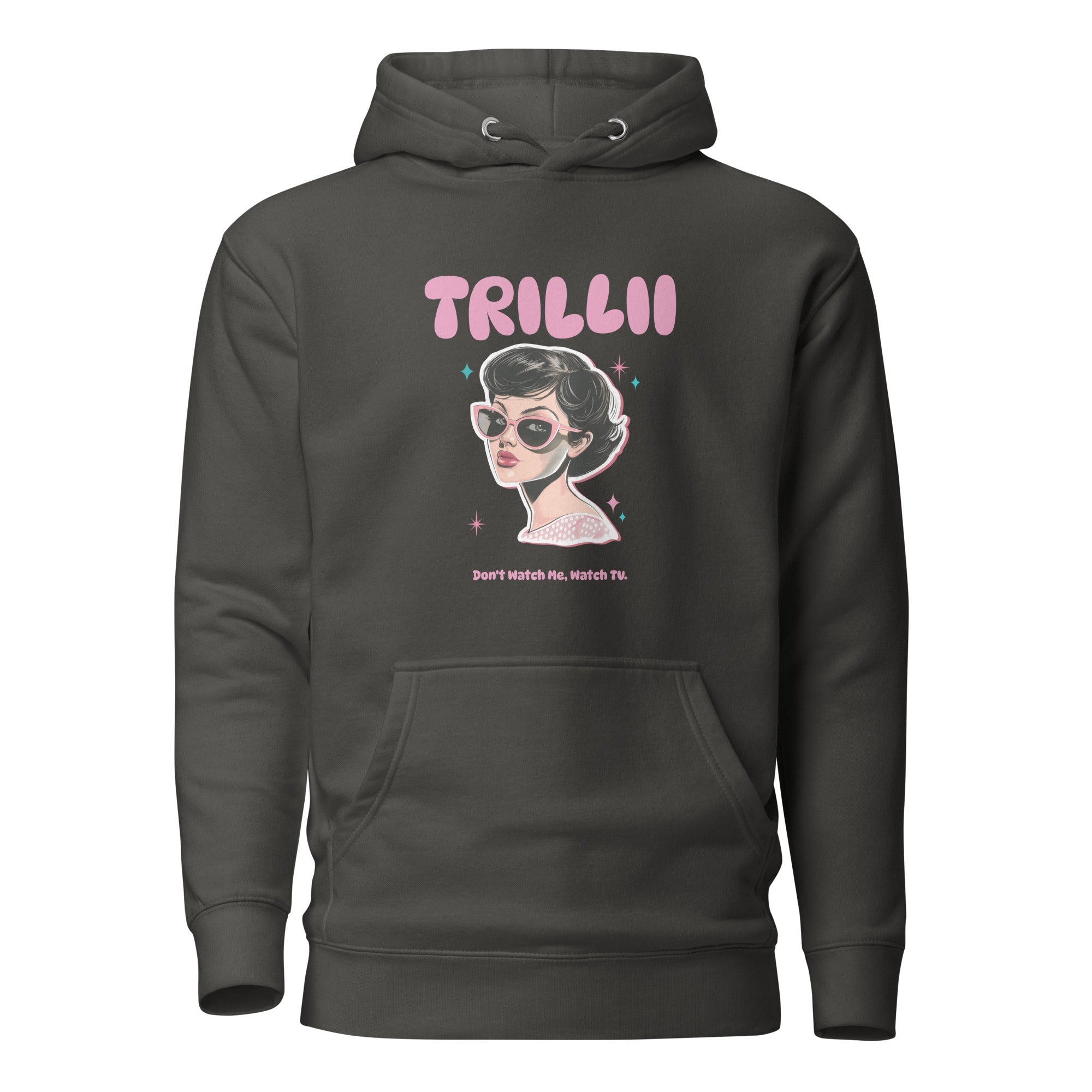 Watch TV (Women's Hoodie - FB0149) - Trillii