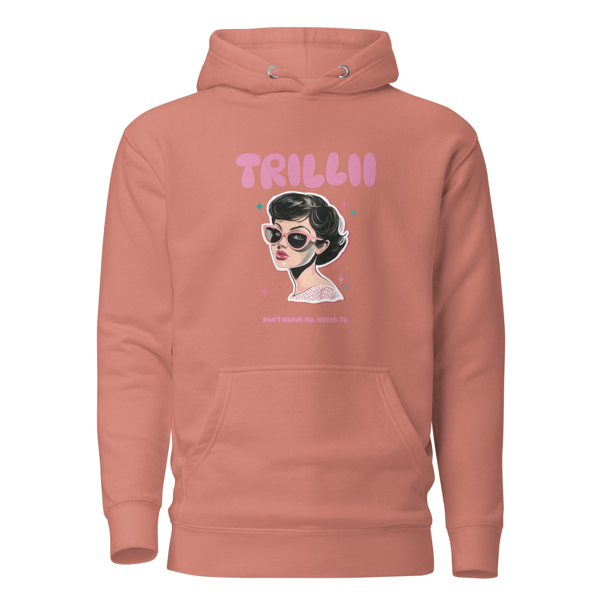 Watch TV (Women's Hoodie - FB0149) - Trillii