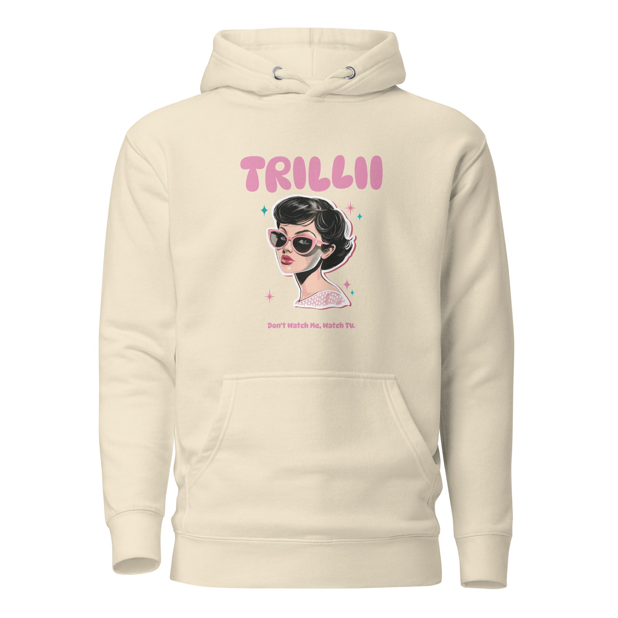 Watch TV (Women's Hoodie - FB0149) - Trillii