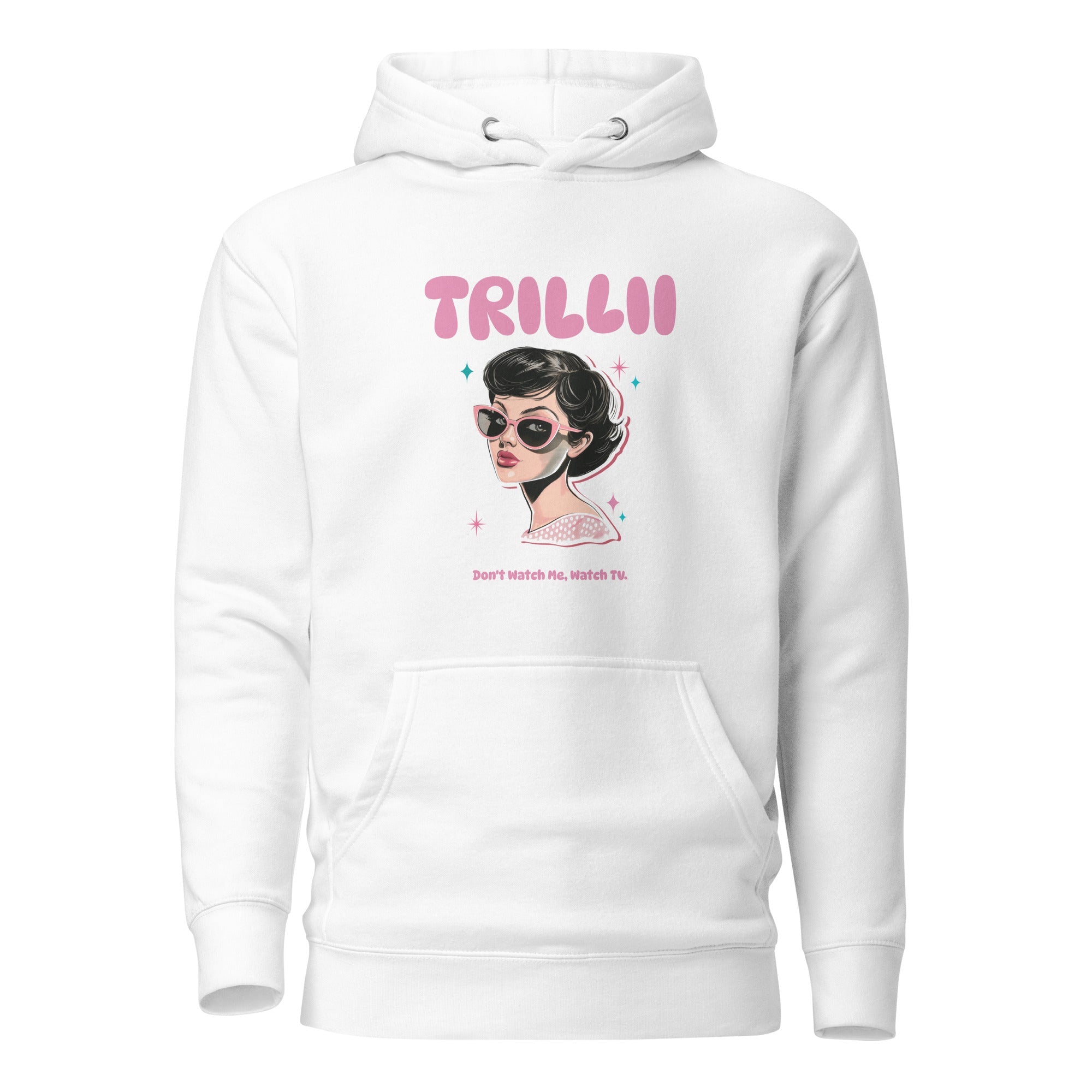 Watch TV (Women's Hoodie - FB0149) - Trillii