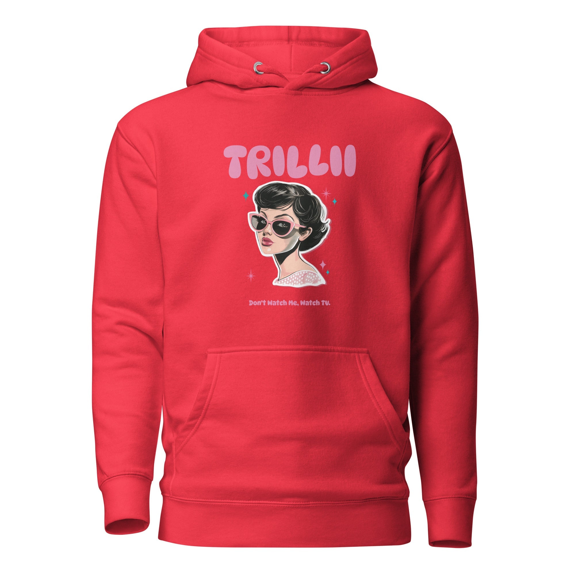 Watch TV (Women's Hoodie - FB0149) - Trillii