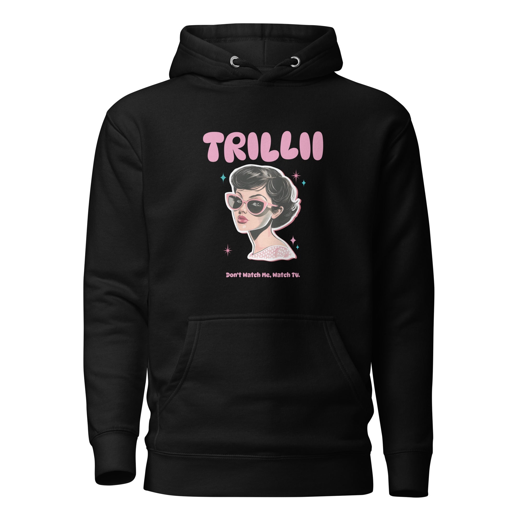 Watch TV (Women's Hoodie - FB0149) - Trillii