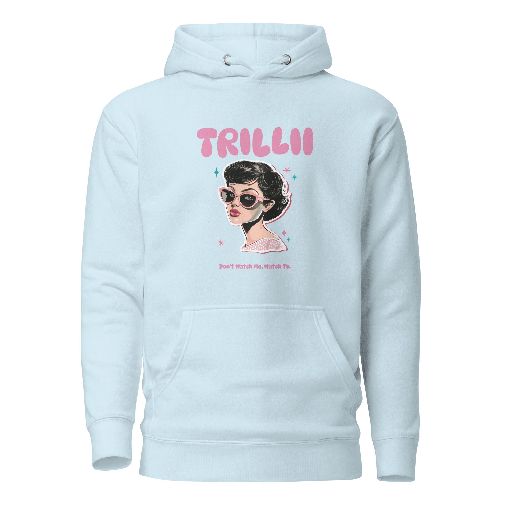 Watch TV (Women's Hoodie - FB0149) - Trillii
