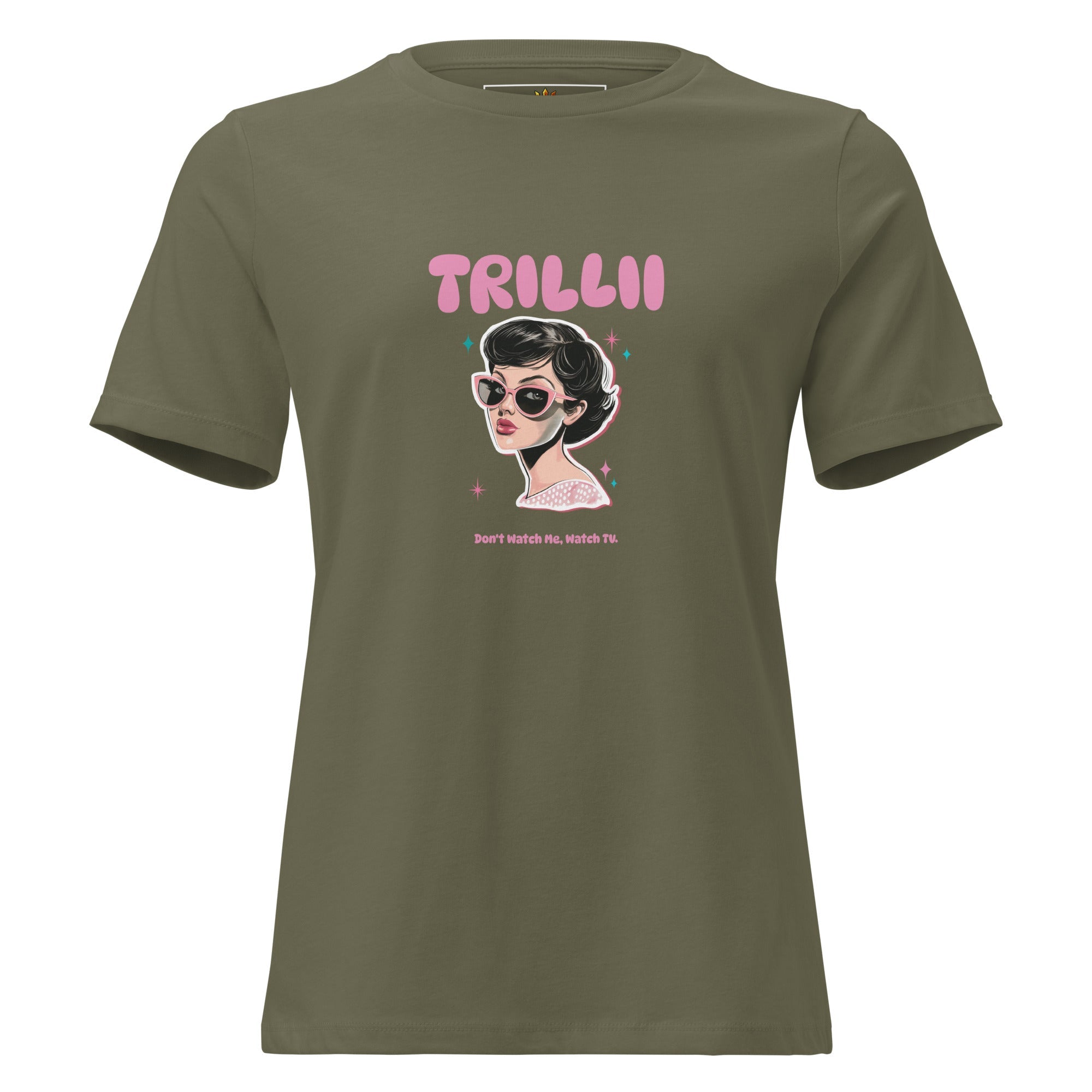Watch TV (Women's Relaxed T-Shirt) - Trillii