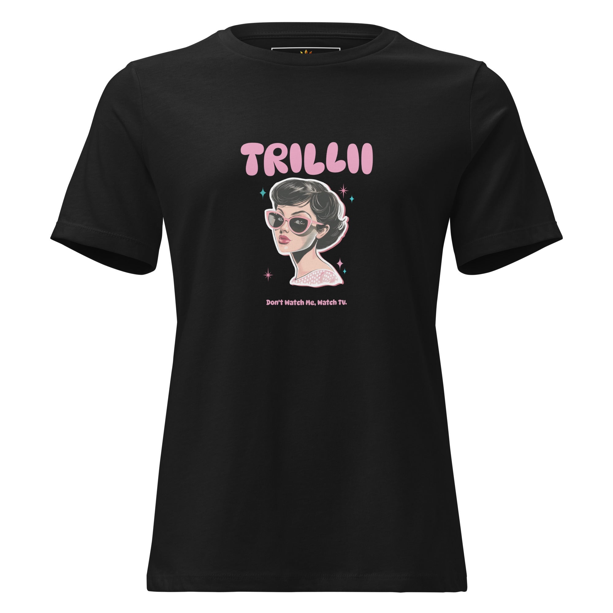Watch TV (Women's Relaxed T-Shirt) - Trillii