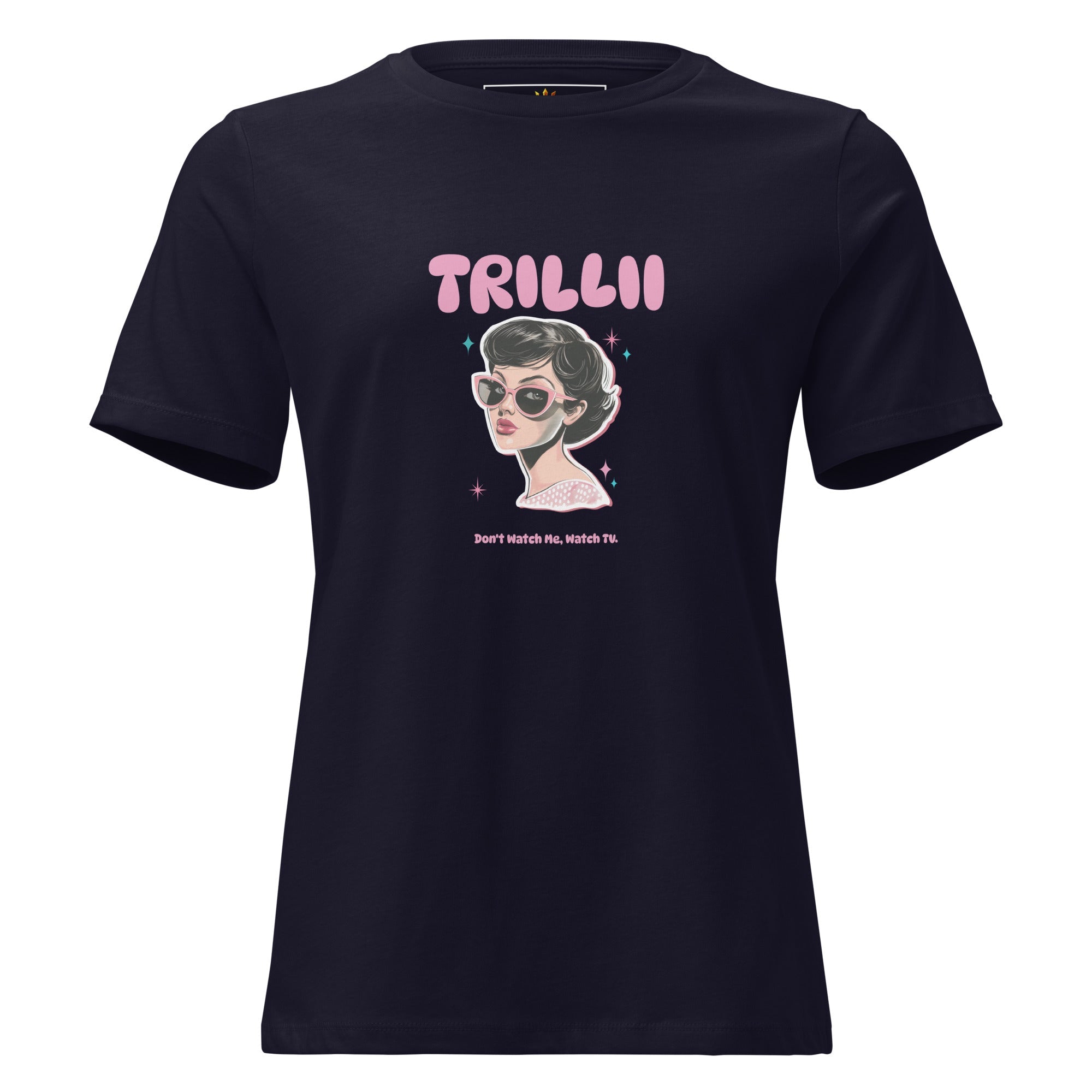 Watch TV (Women's Relaxed T-Shirt) - Trillii